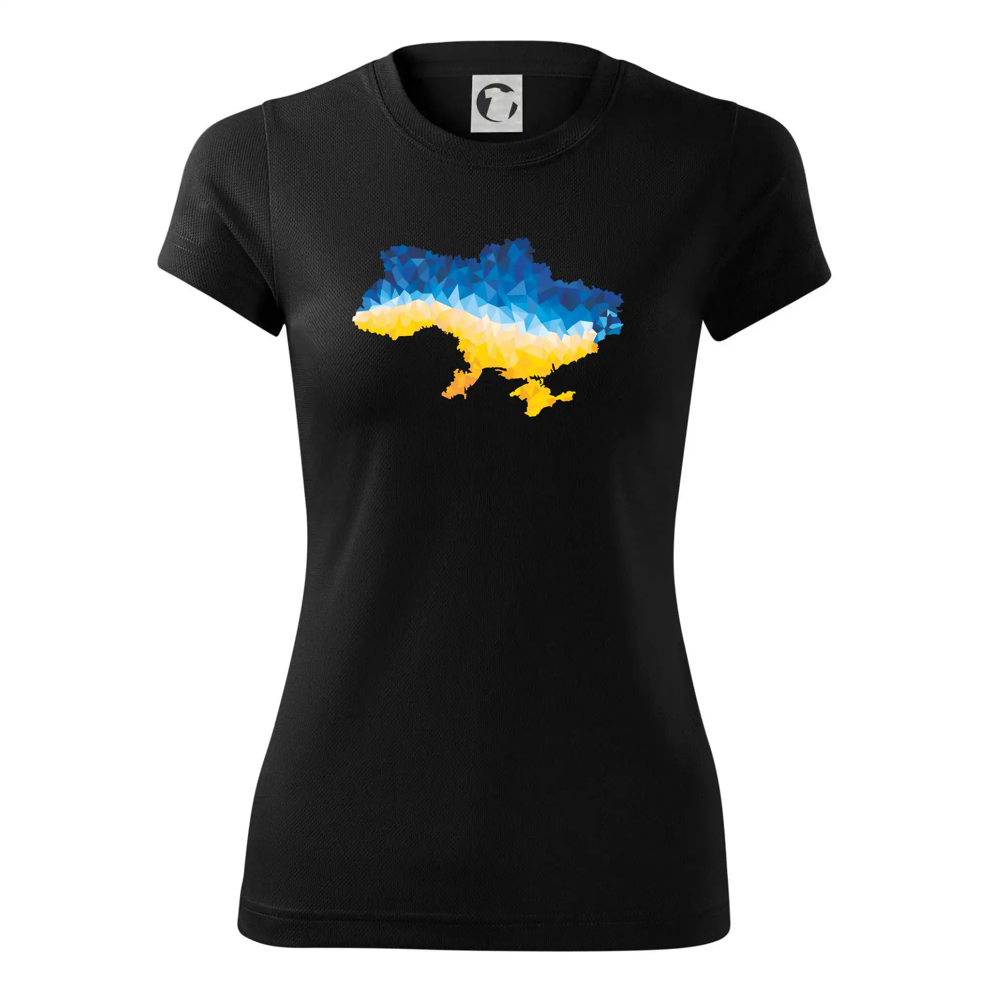 Mapa Ukrajiny polygony