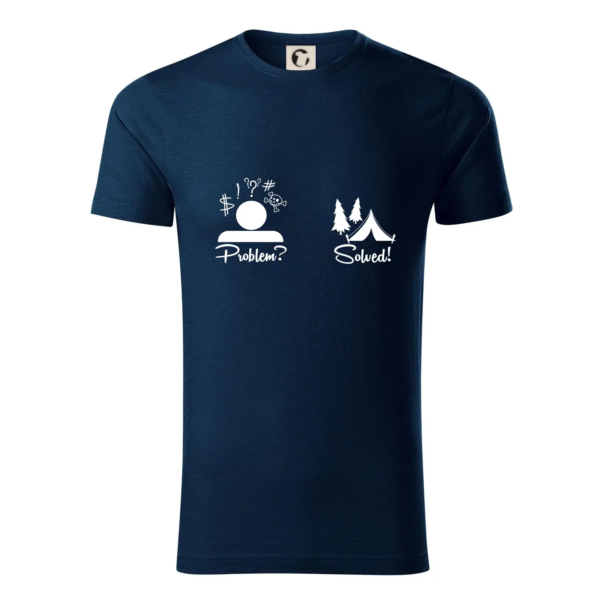 Tričká Problem Solved - Problem? Solved! - Kempovanie - Tričko z organickej bavlny