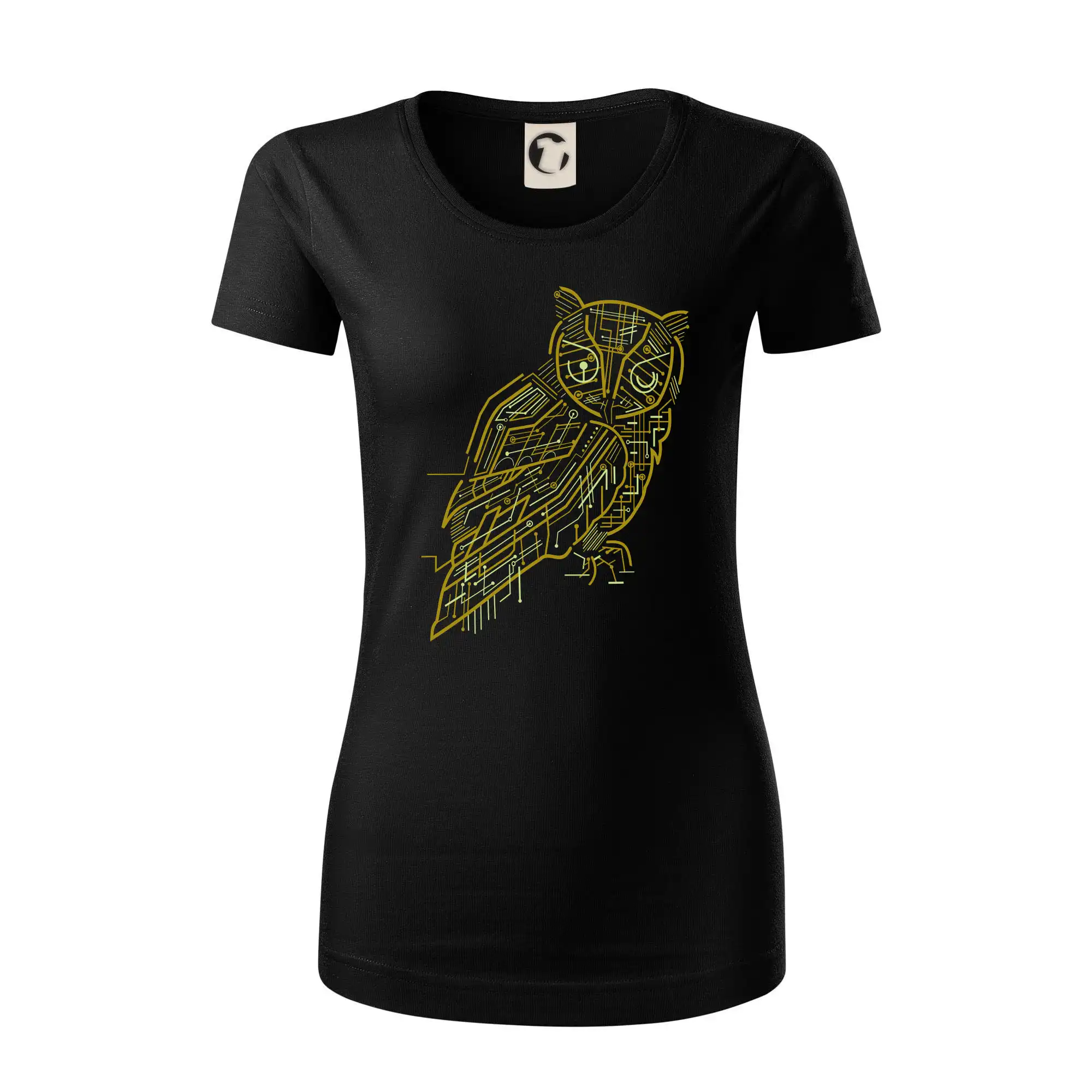 Grafické tričká - Electrical Owl - Dámske tričko z organickej bavlny Origin (GOTS)