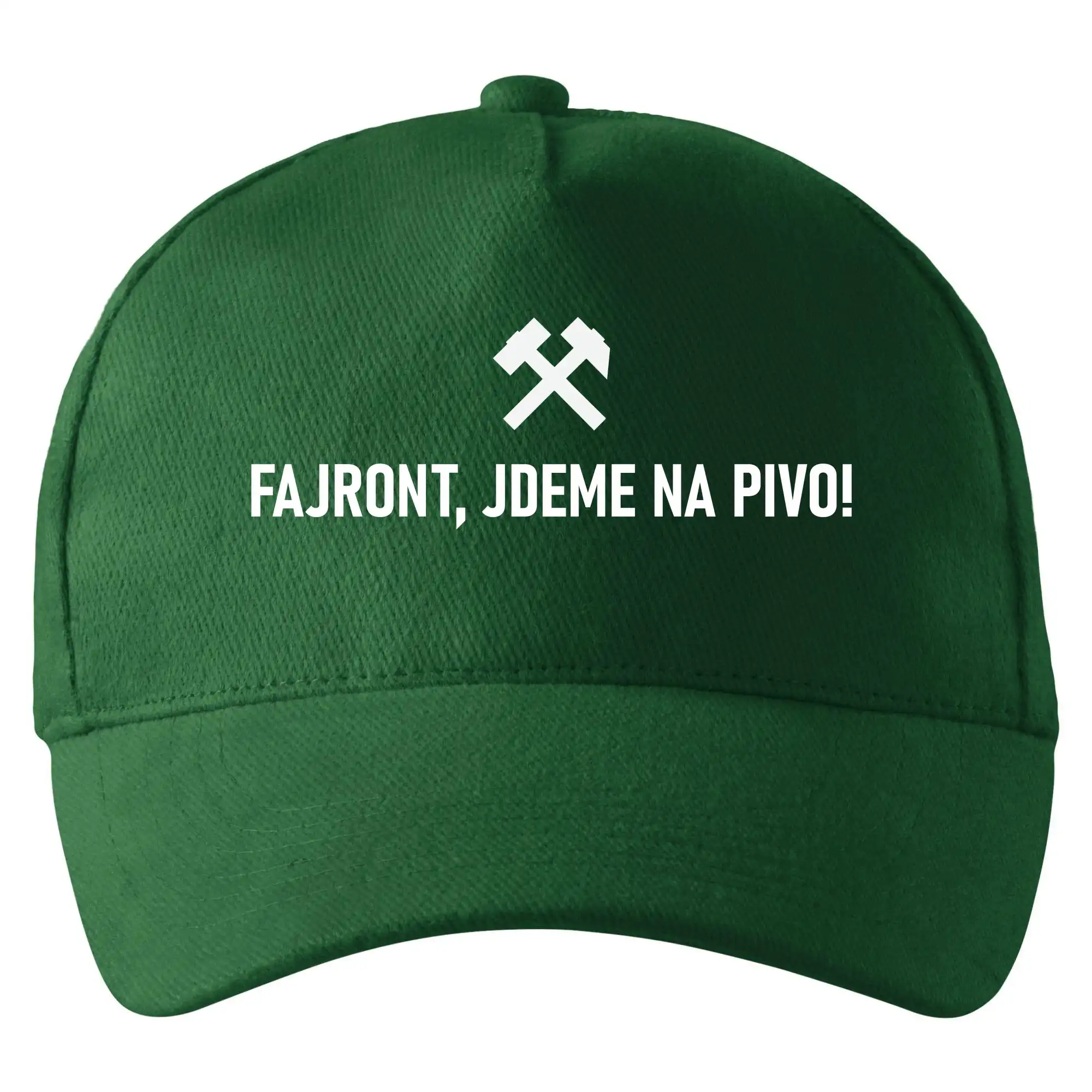 FAJRONT, JDEME NA PIVO!﻿ - Šiltovka so zahnutým šiltom a mosaznou sponou