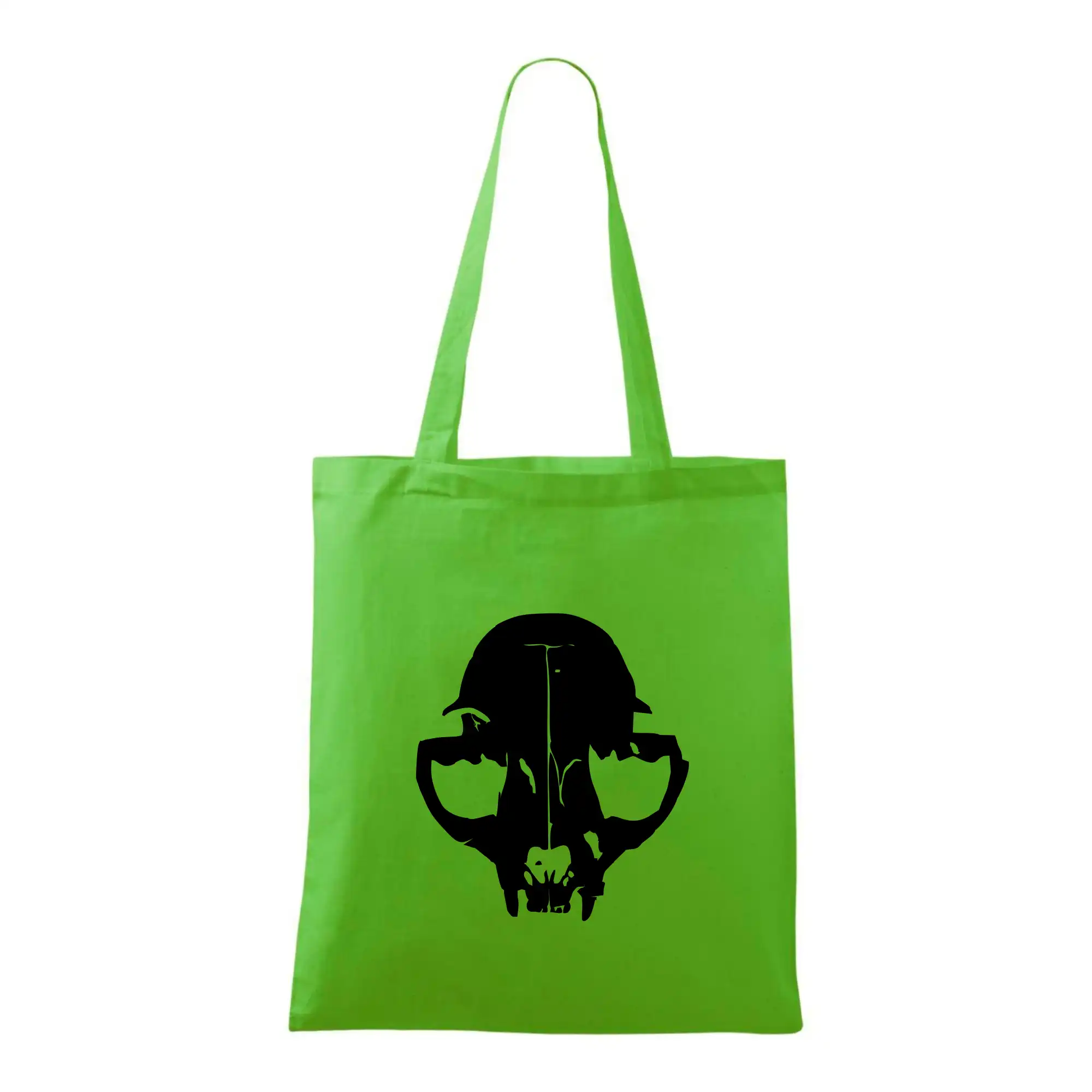 Vtipná tričká s mačkou - Mačka - Cat skull - Taška bavlnená