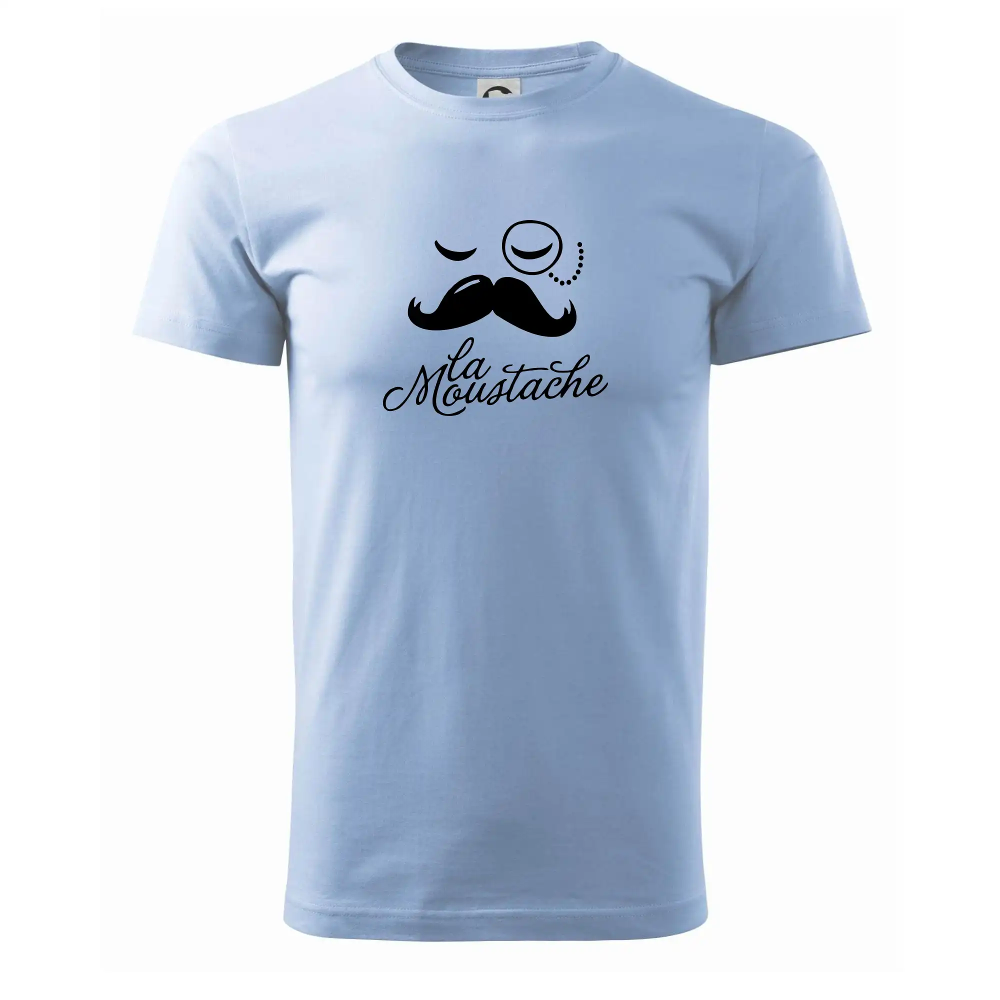 Tričká s fúzikmi - La Mustache - Pánske tričko nižšej gramáže