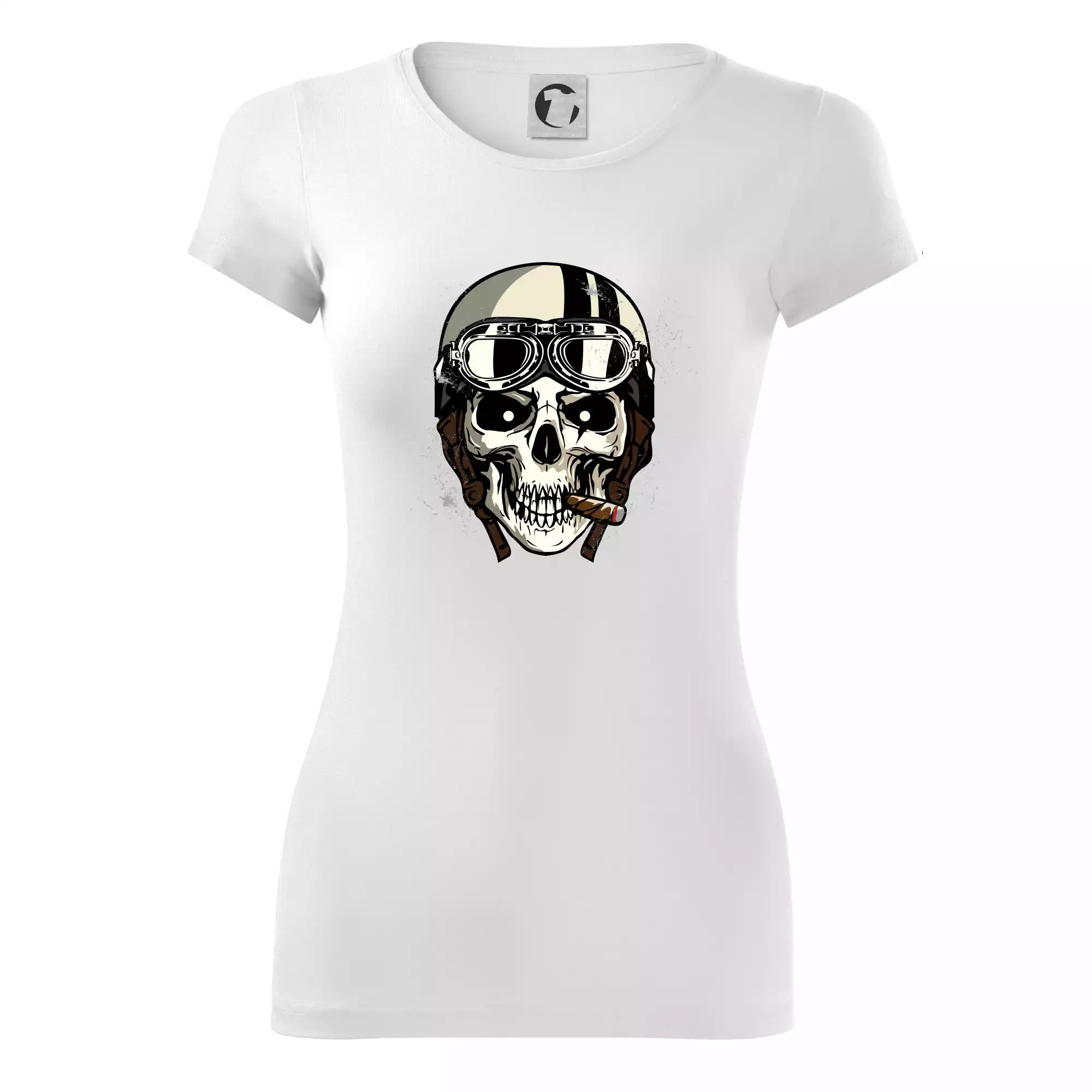 Motorkářská helma a doutník