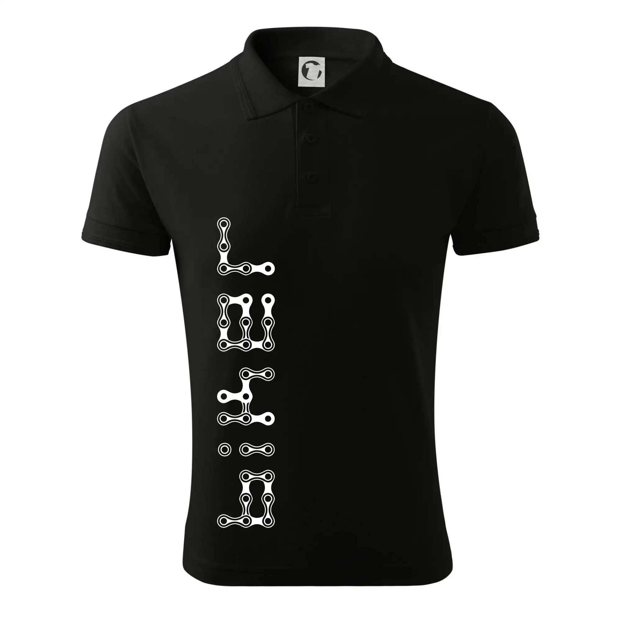 Biker nápis na výšku řetěz