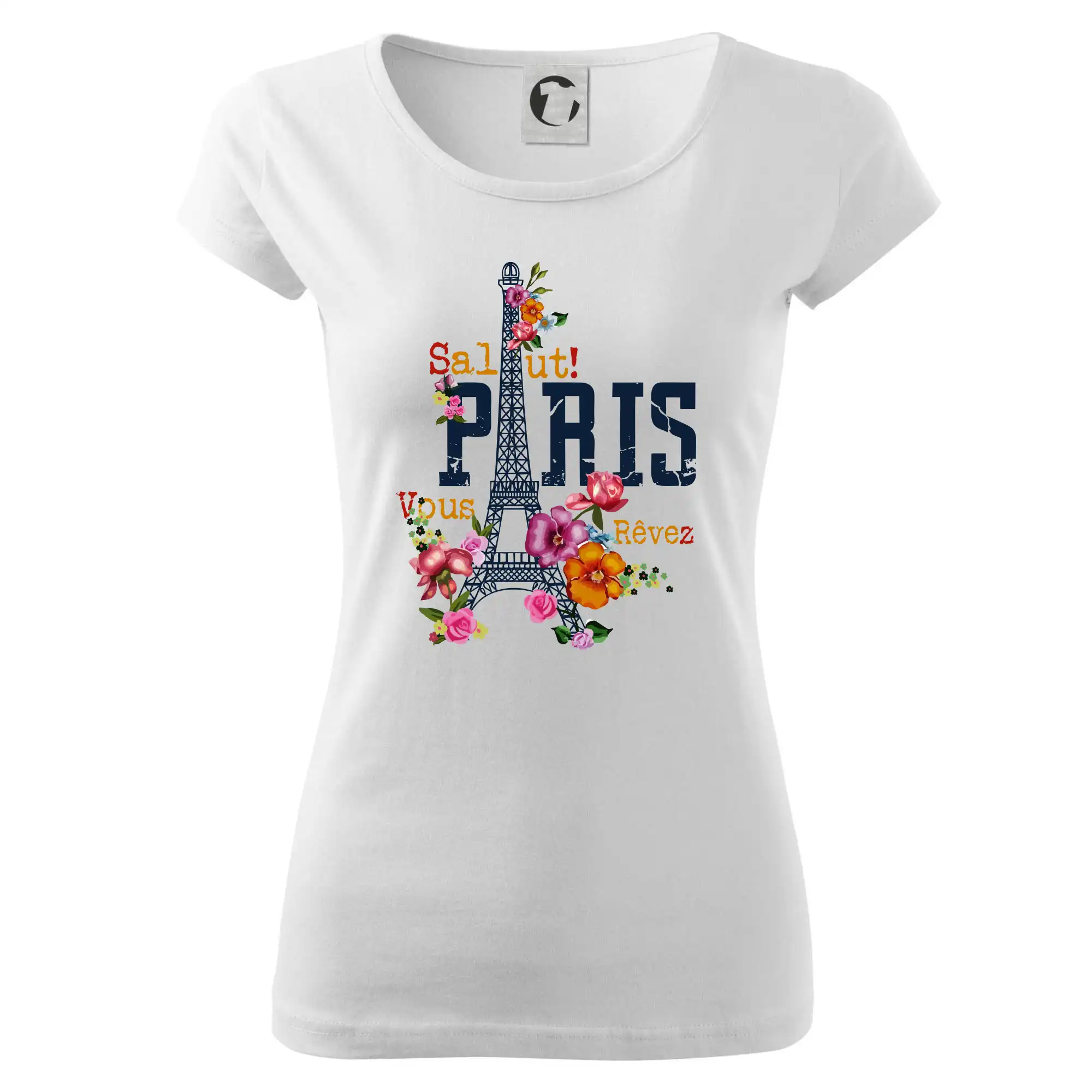 Tričká Francúzsko - Paris salut vous revez - Dámske tričko Pure