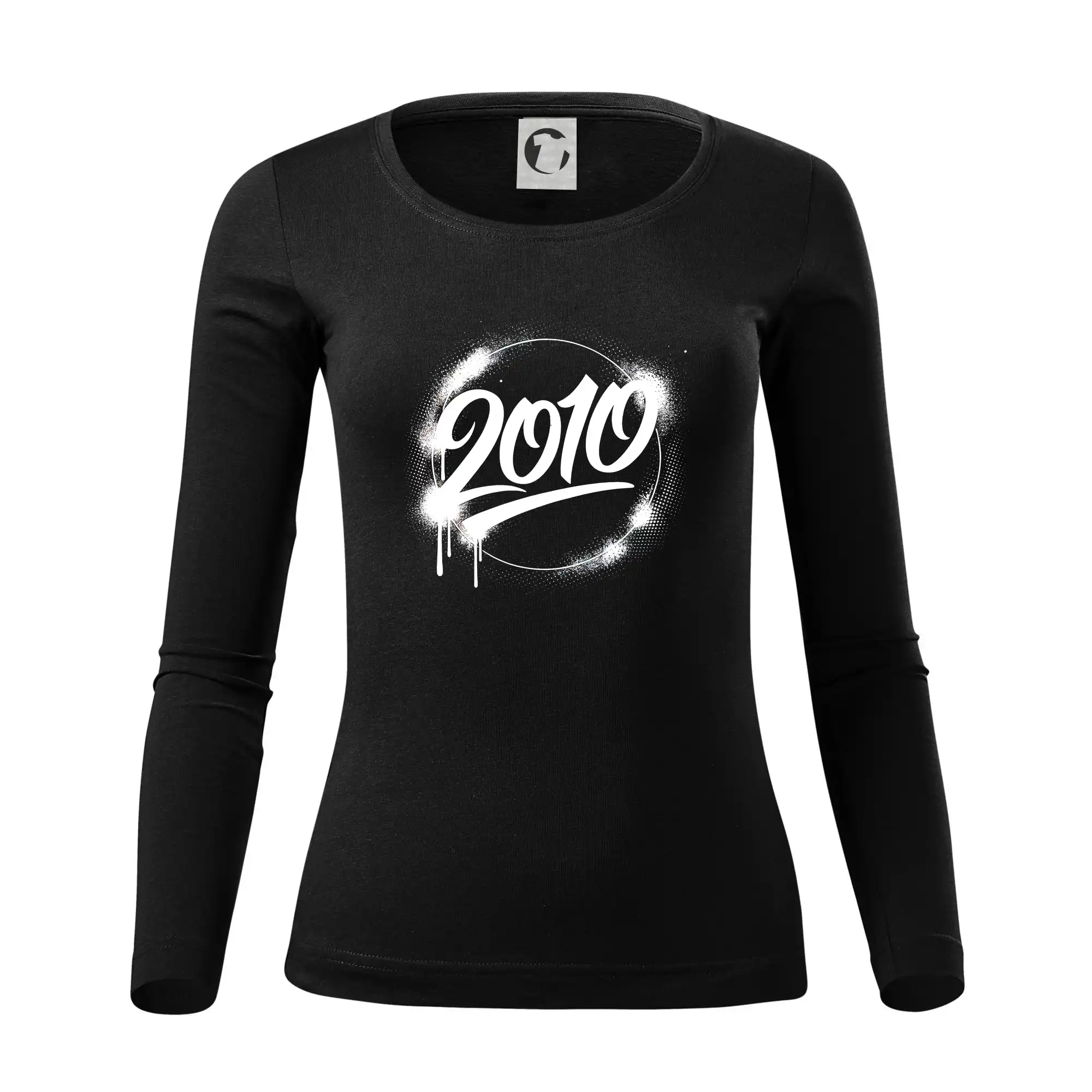 Narodeninový ročník graffiti 2010 - Dámske tričko FIT-T LS - zužené