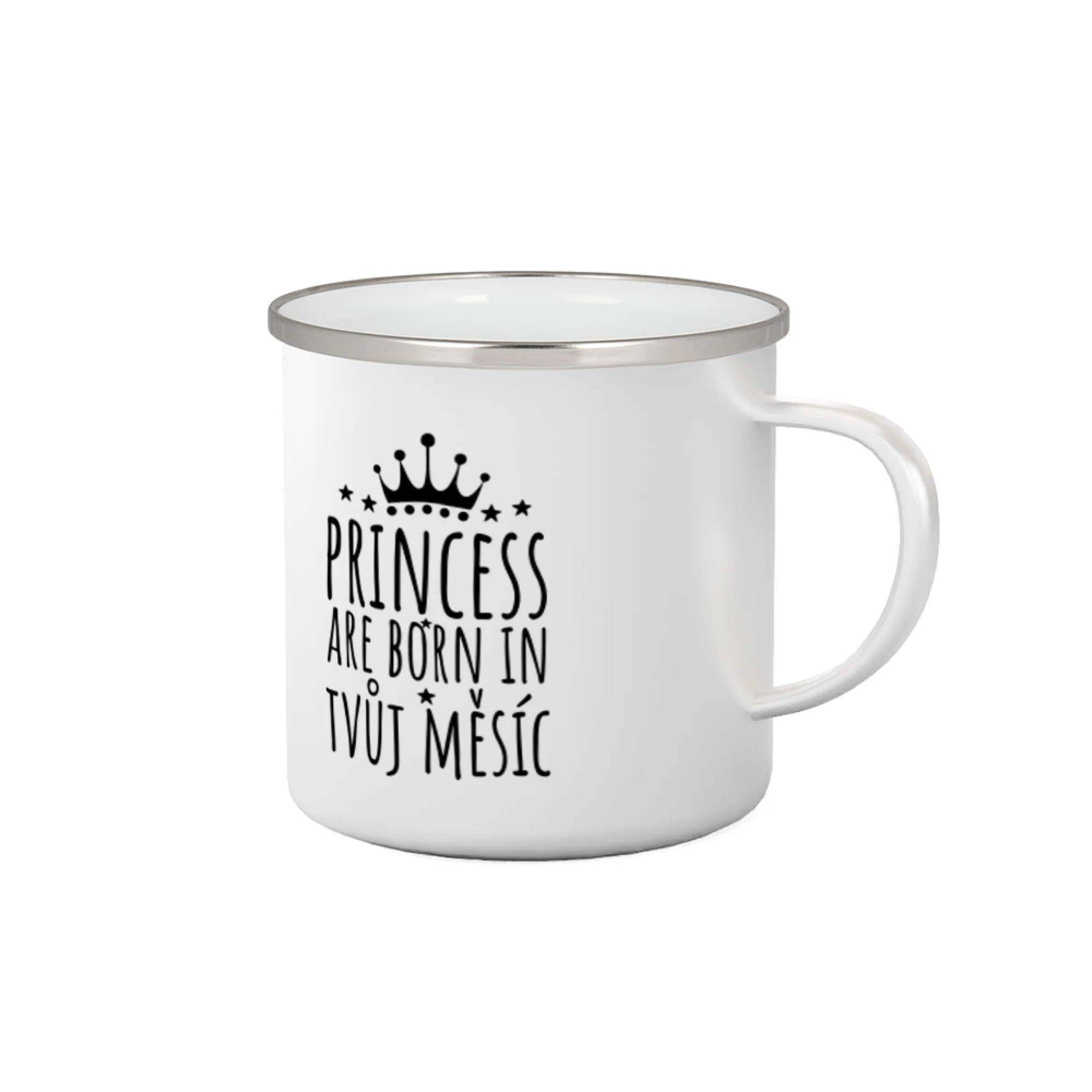 Tričká k narodeninám - Princesses are born in (Vlastný nápis mesiac narodenia) - Plecháčik