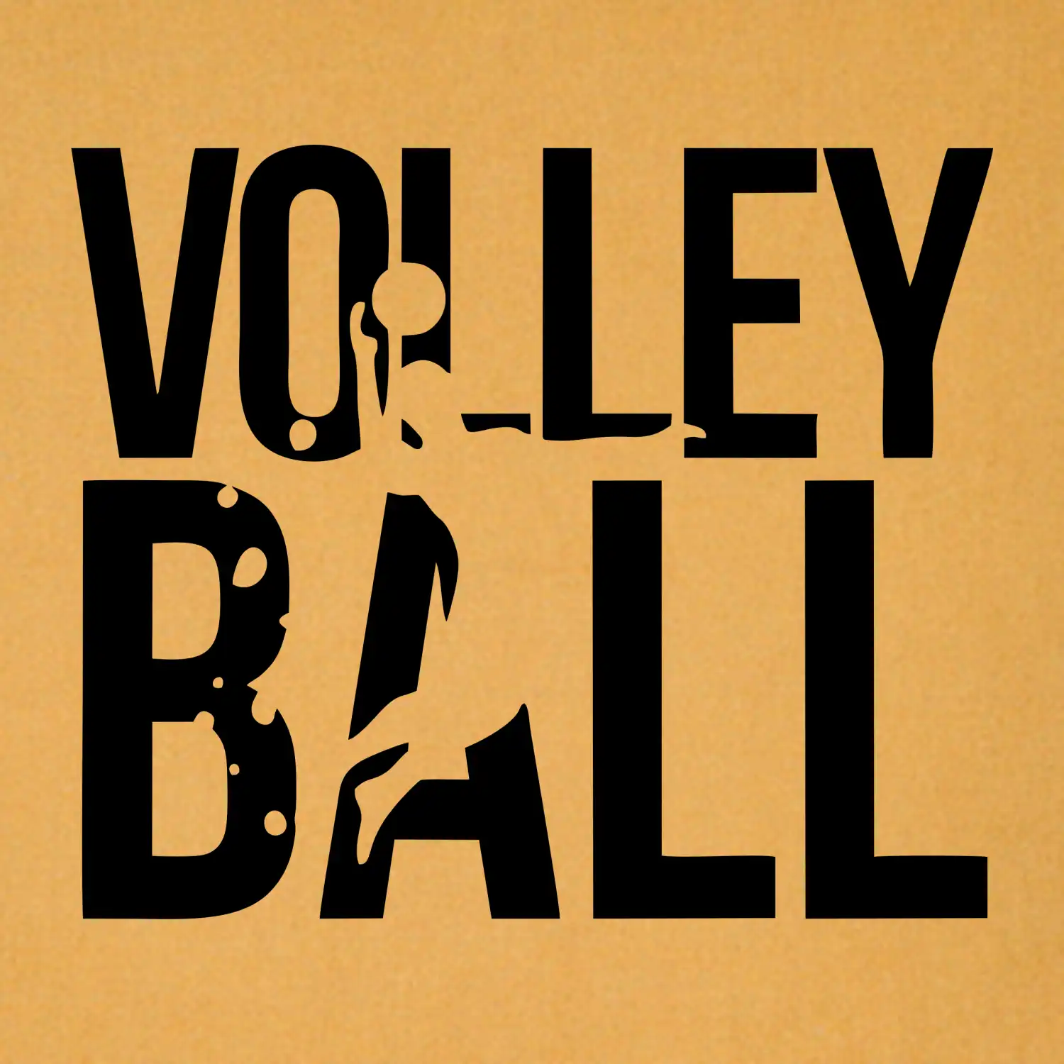 Volleyball nápis