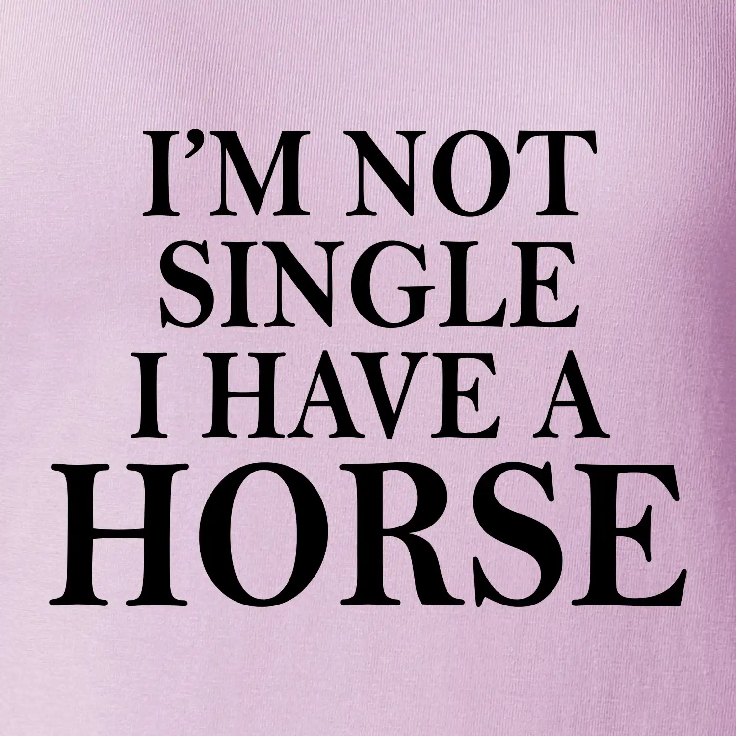 I have a horse - Nepotřebuji přítele