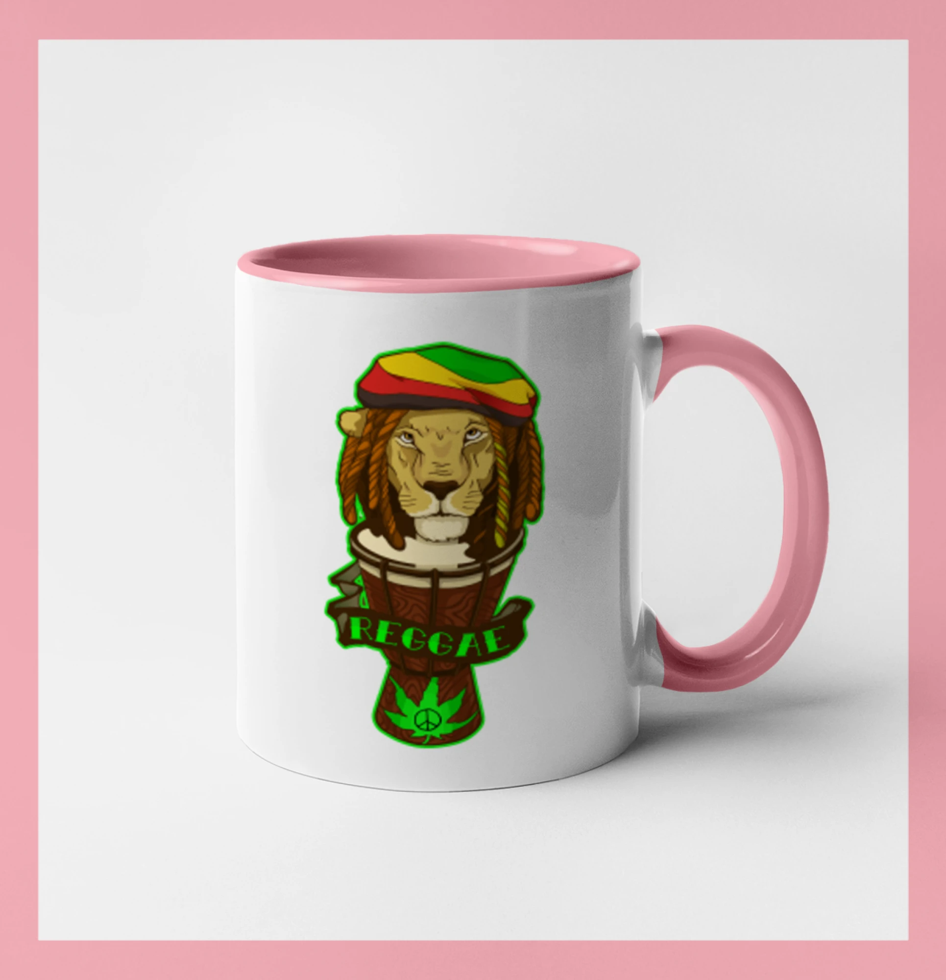 Tričká pre pohodový ľudí - Reggae lev - Hrnček 