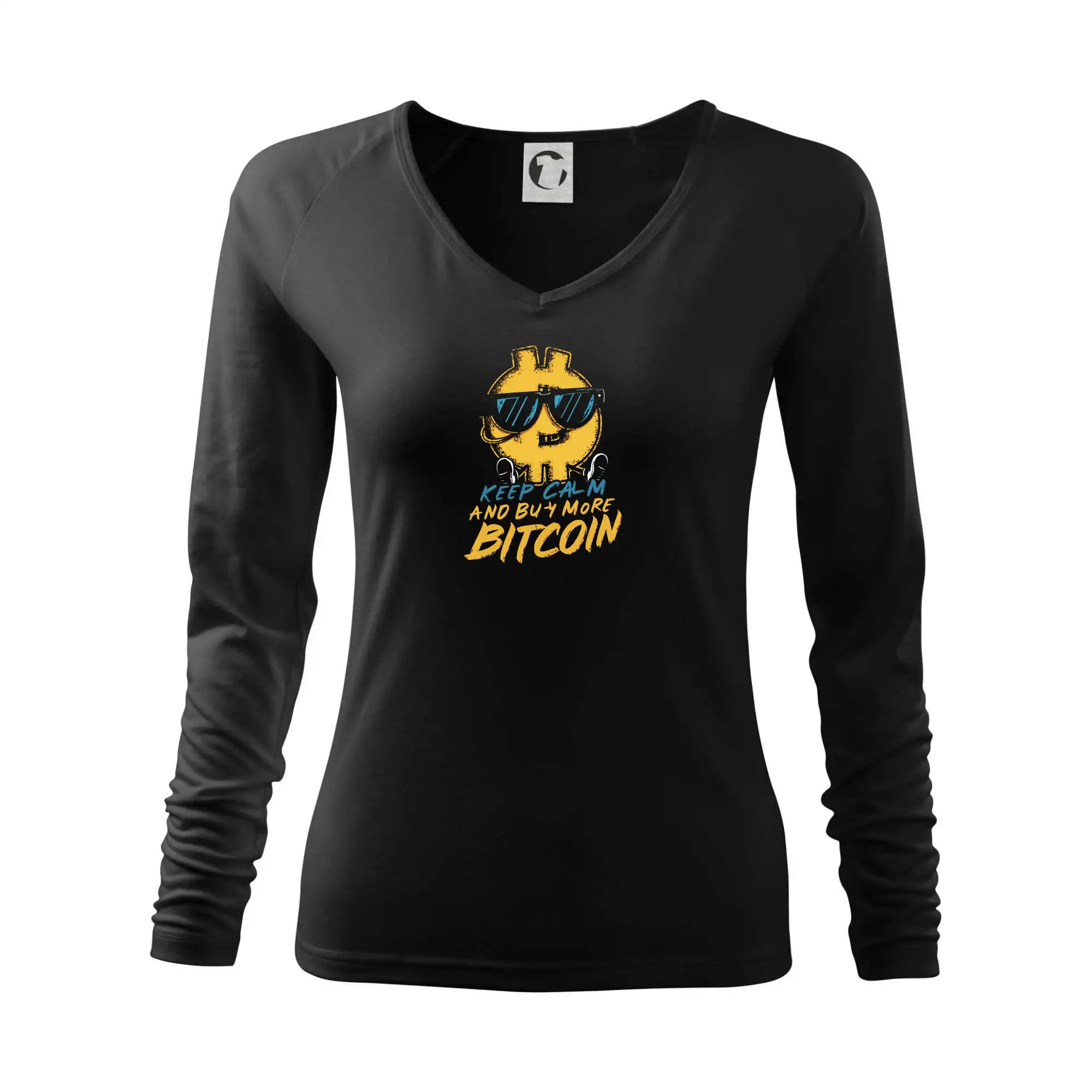 Keep calm and buy more bitcoin - Tričko dámske Elegance