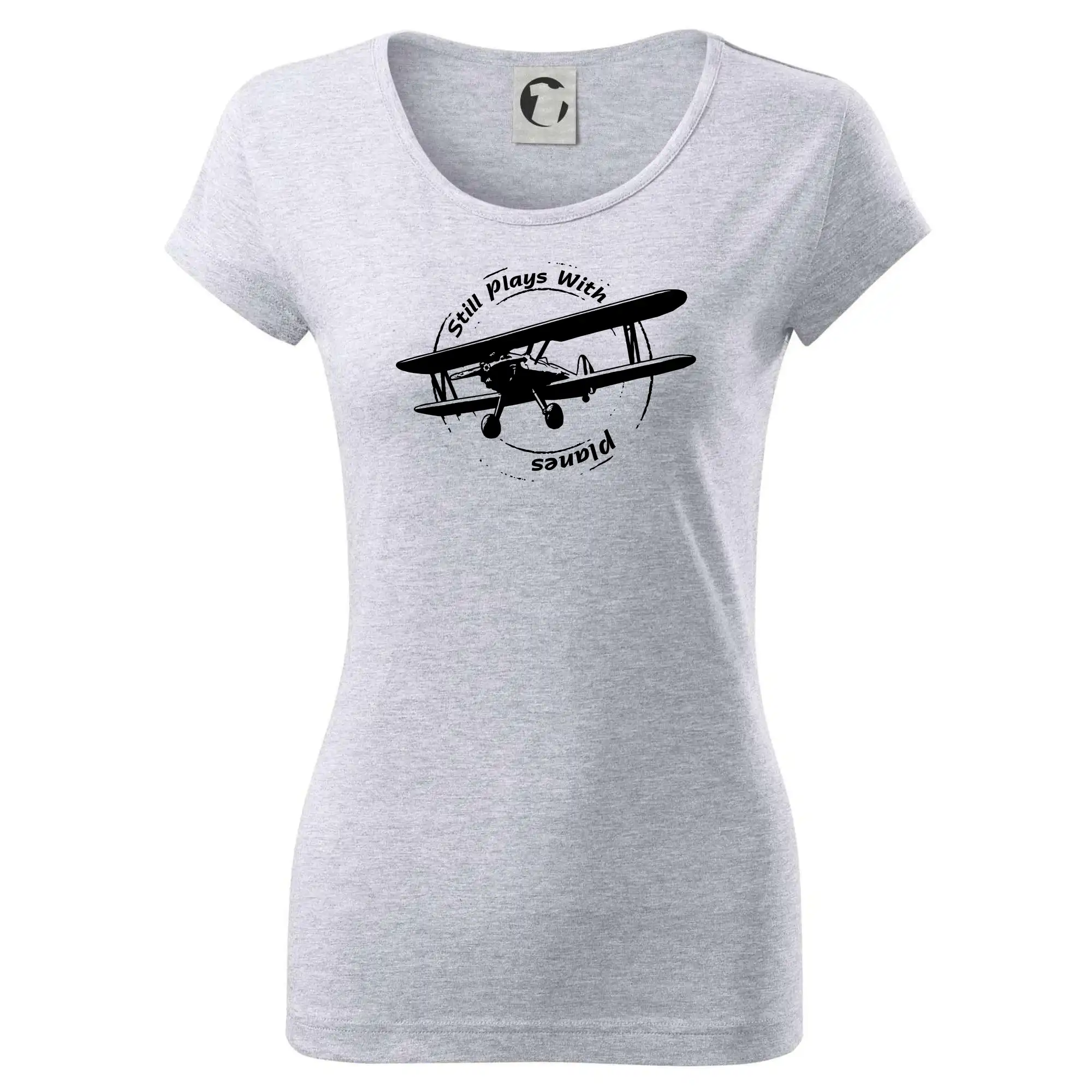 Tričká pre modelára - Still Plays With Planes - Dámske tričko Pure
