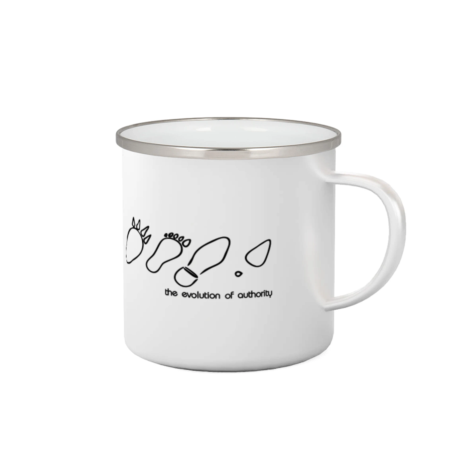 Tričká s potlačou evolúcia - Evolution of authority - Plecháčik