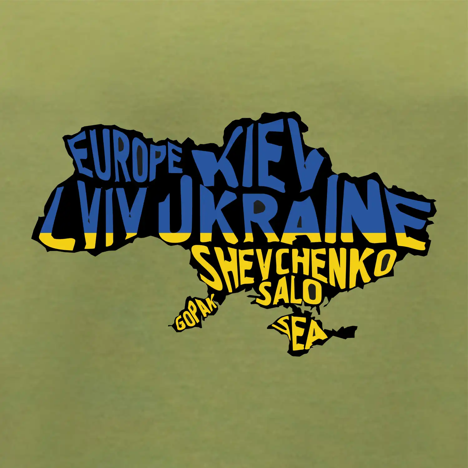 Ukrajina - mená miest - Európa