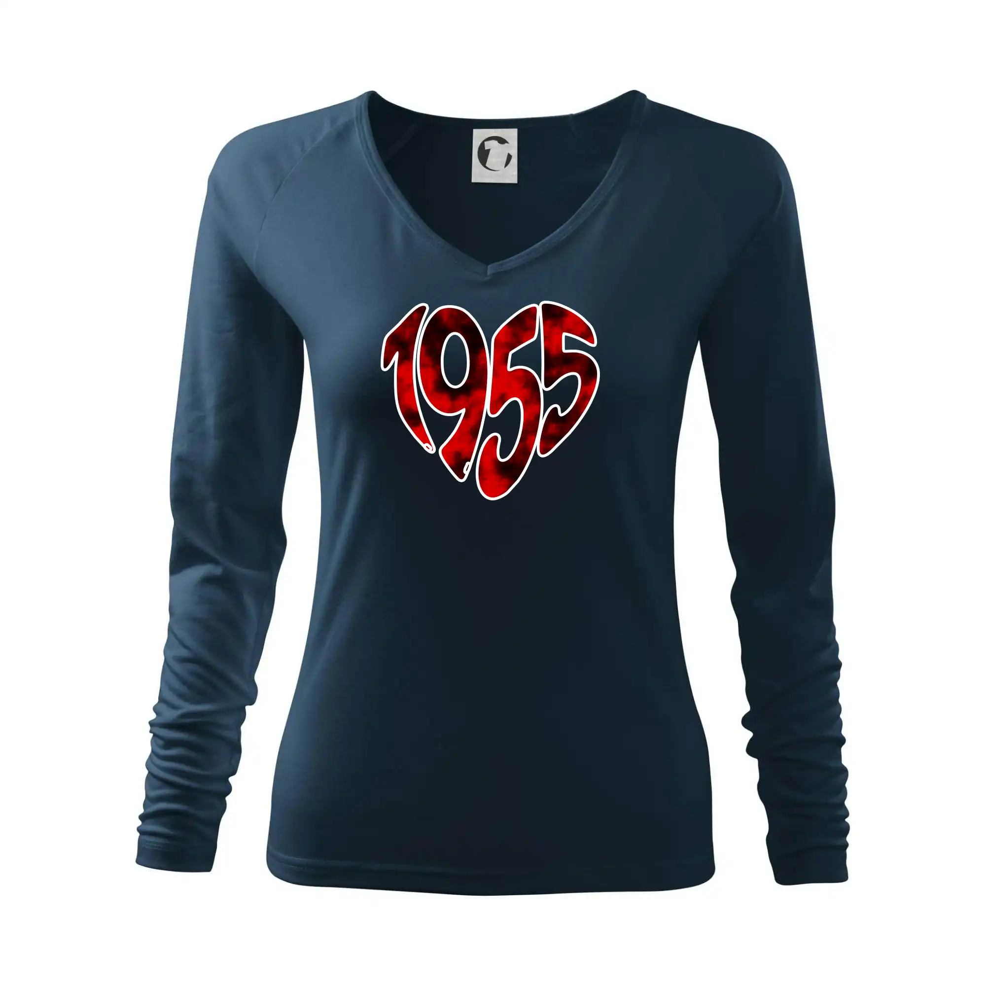 Tričká k narodeninám - 1955 v srdci - Tričko dámske Elegance