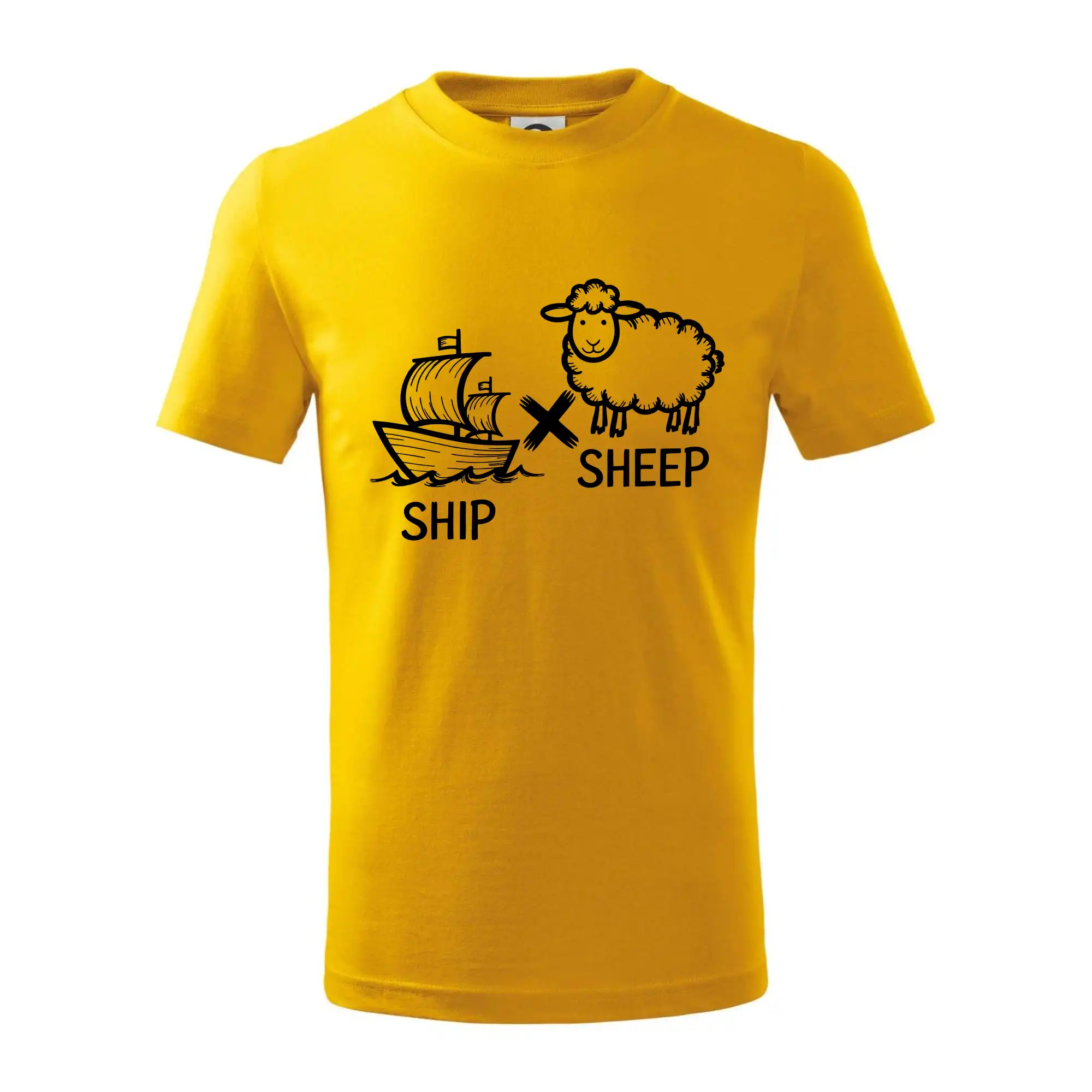 Ďalšie tričká pre školákov - Anglický slovníček - Ship sheep - Tričko detské bavlnené