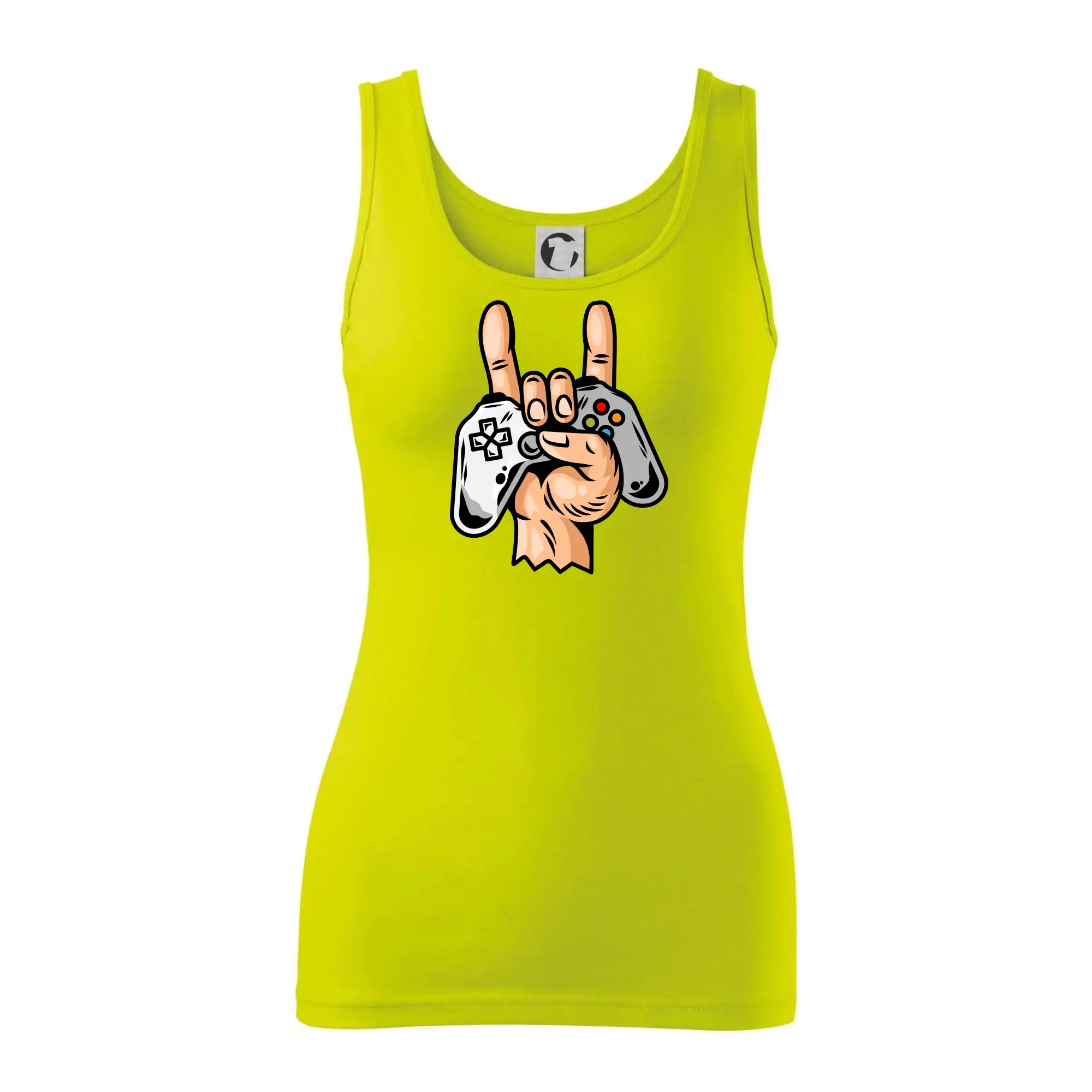 Tričká pre ajťákov - Gamer - gamepad paroháč - Dámske tielko