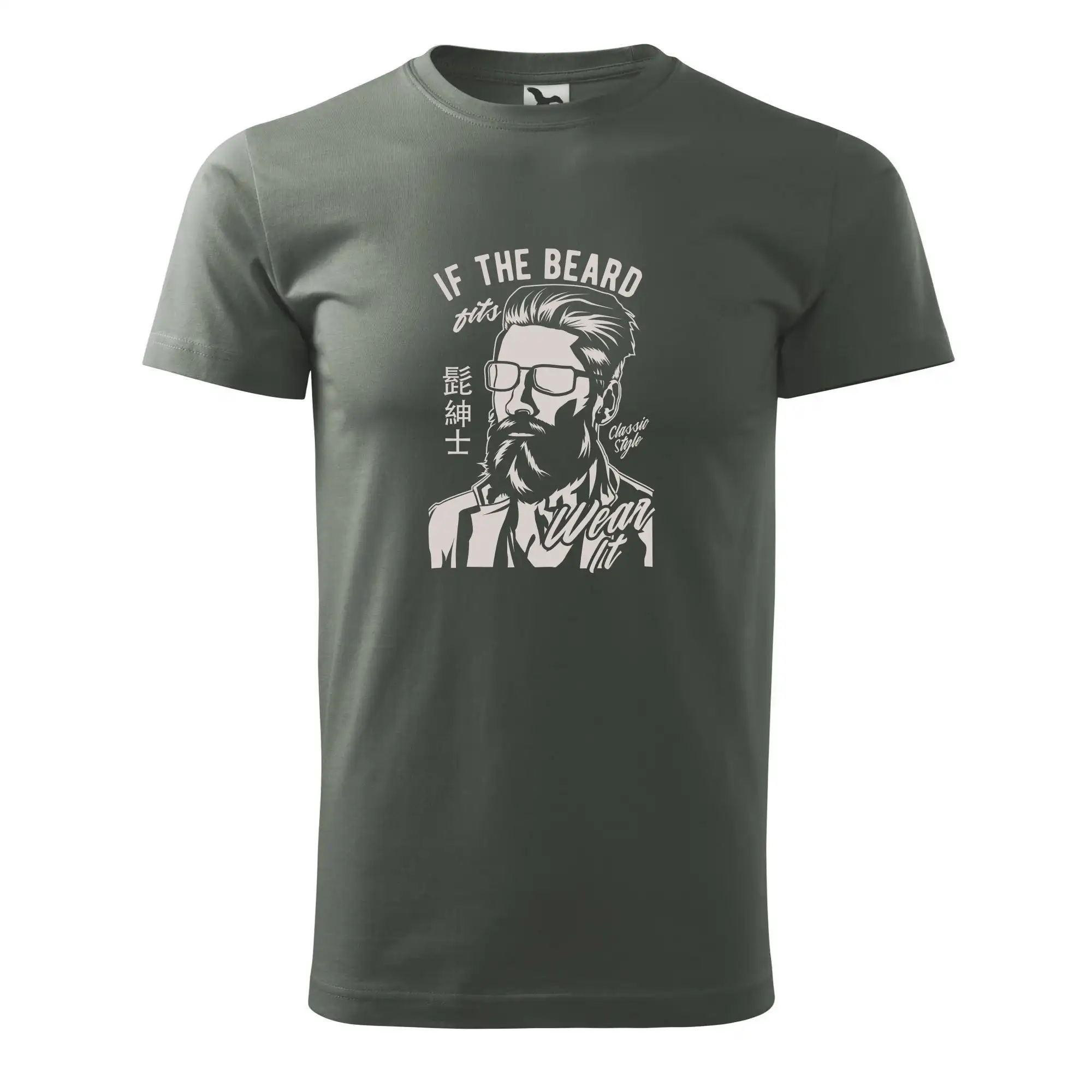 Tričká s fúzikmi - If The Beard Fits Wear It - Pánske tričko nižšej gramáže