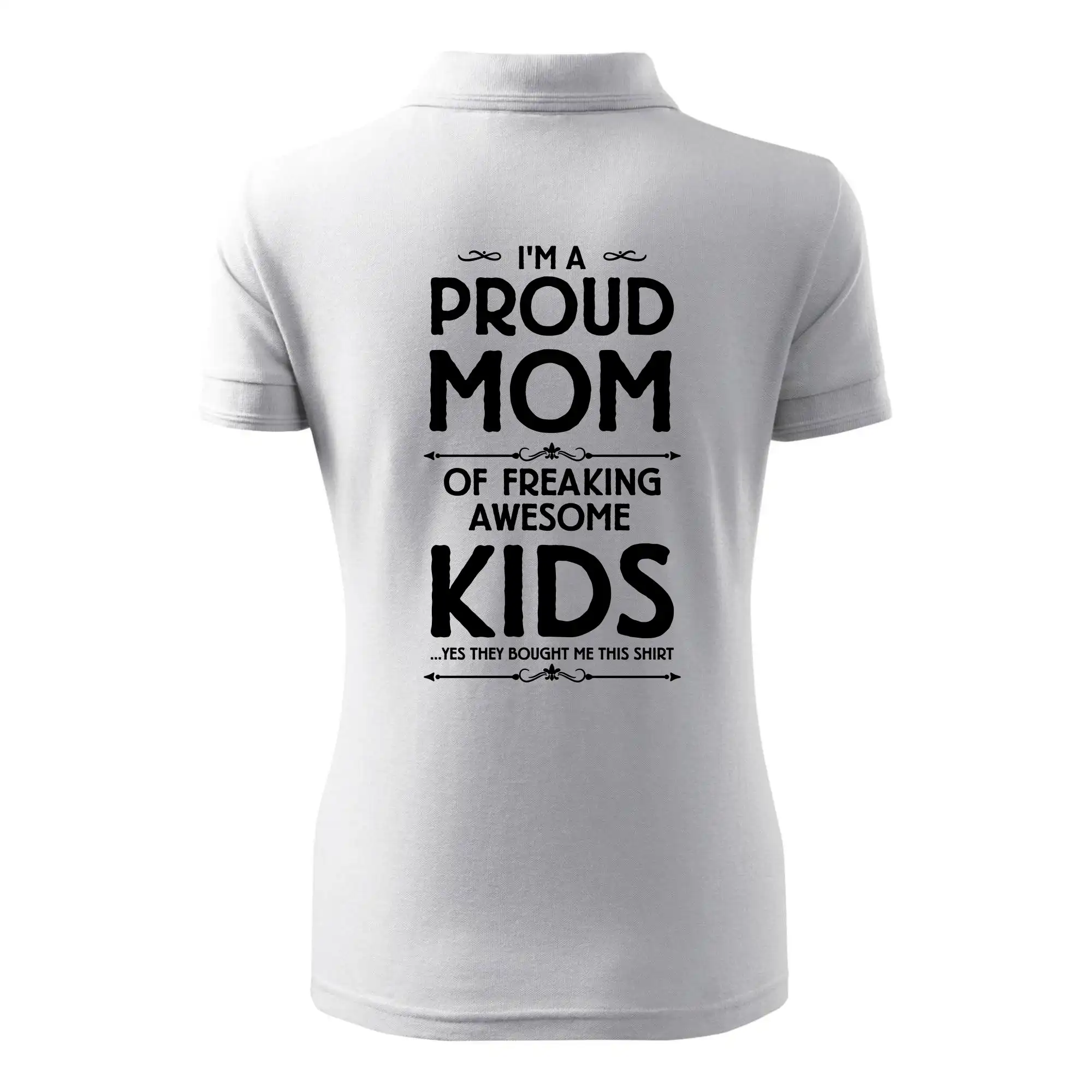 Tričká a mikiny pre mamičky - Proud MOM - KIDS - Polokošeľa dámska Pique Polo