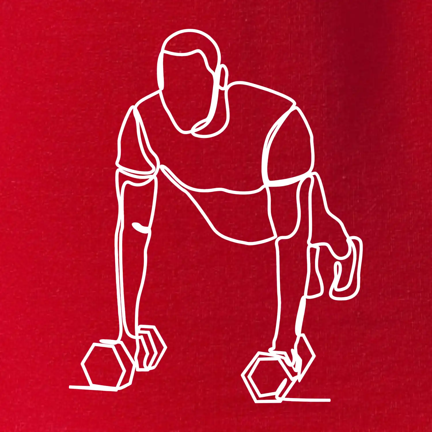 Trenér fitness jedním tahem