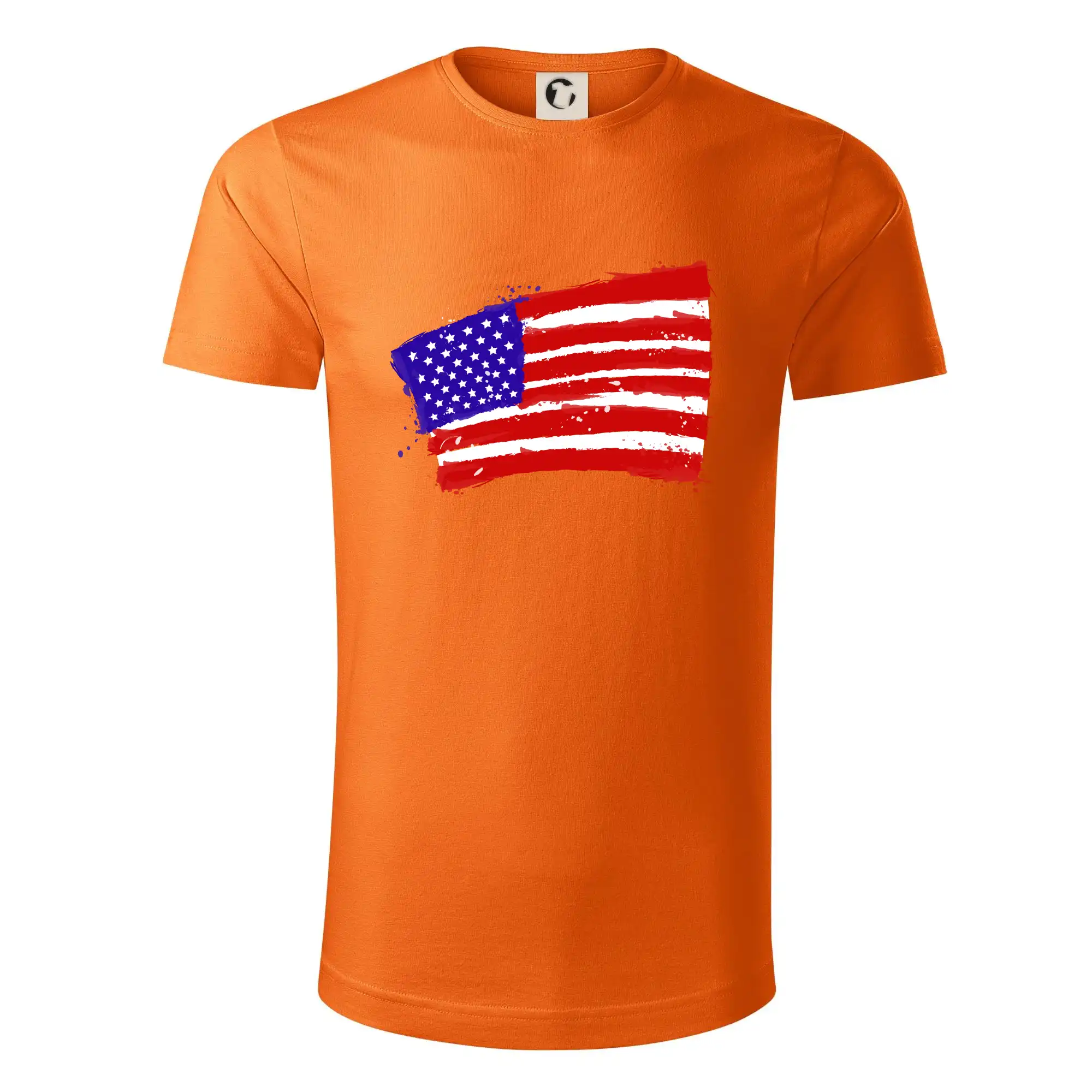 Americká vlajka ohnutá