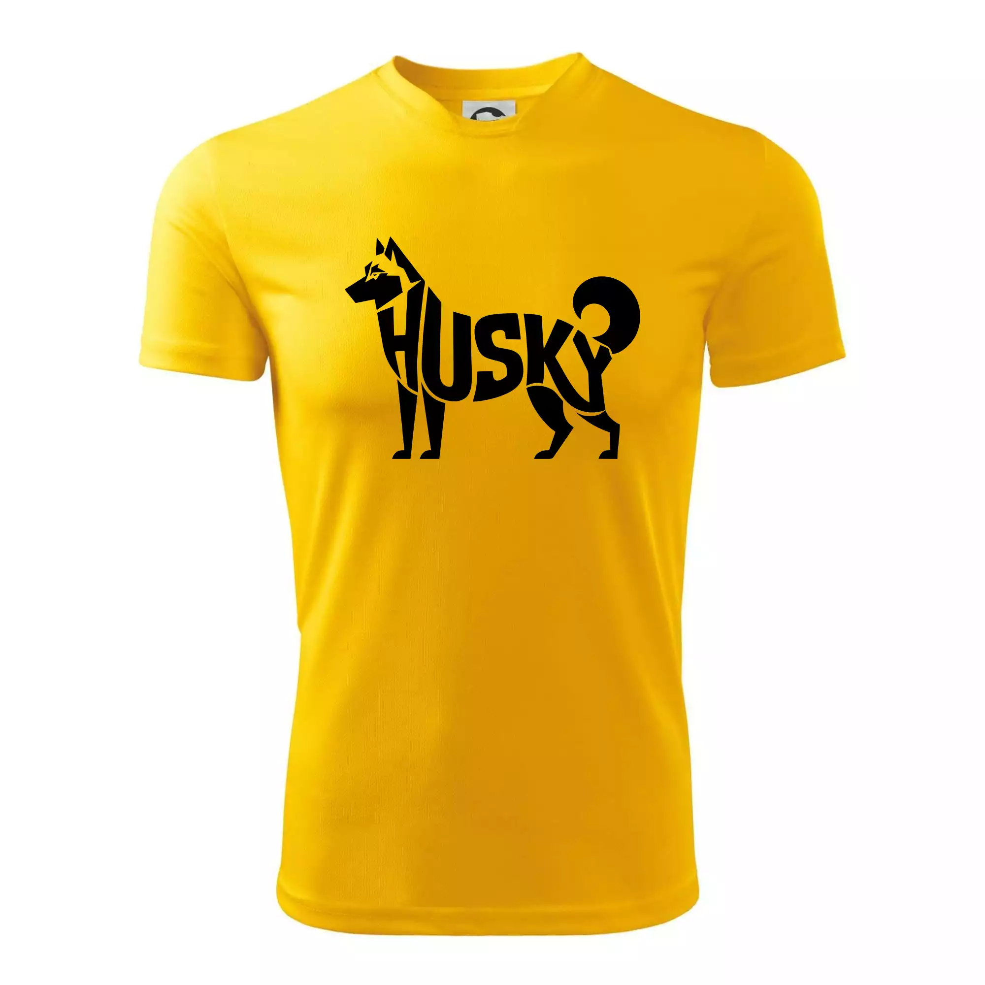 Husky nápis v těle