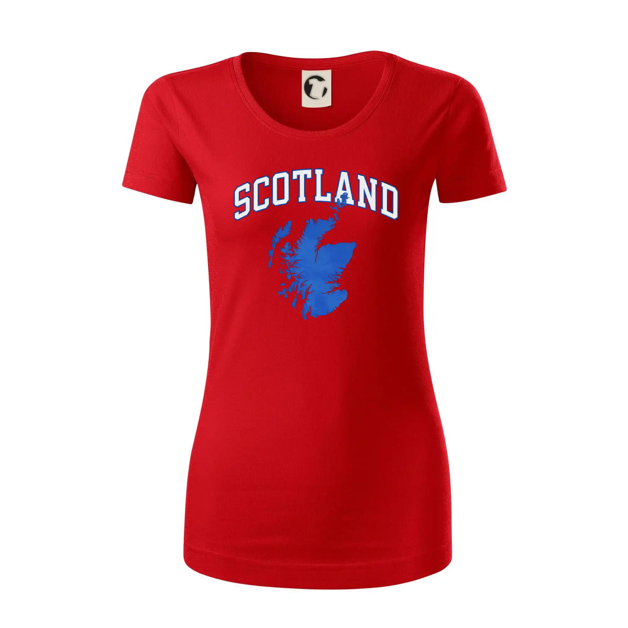 Scotland nápis s mapou