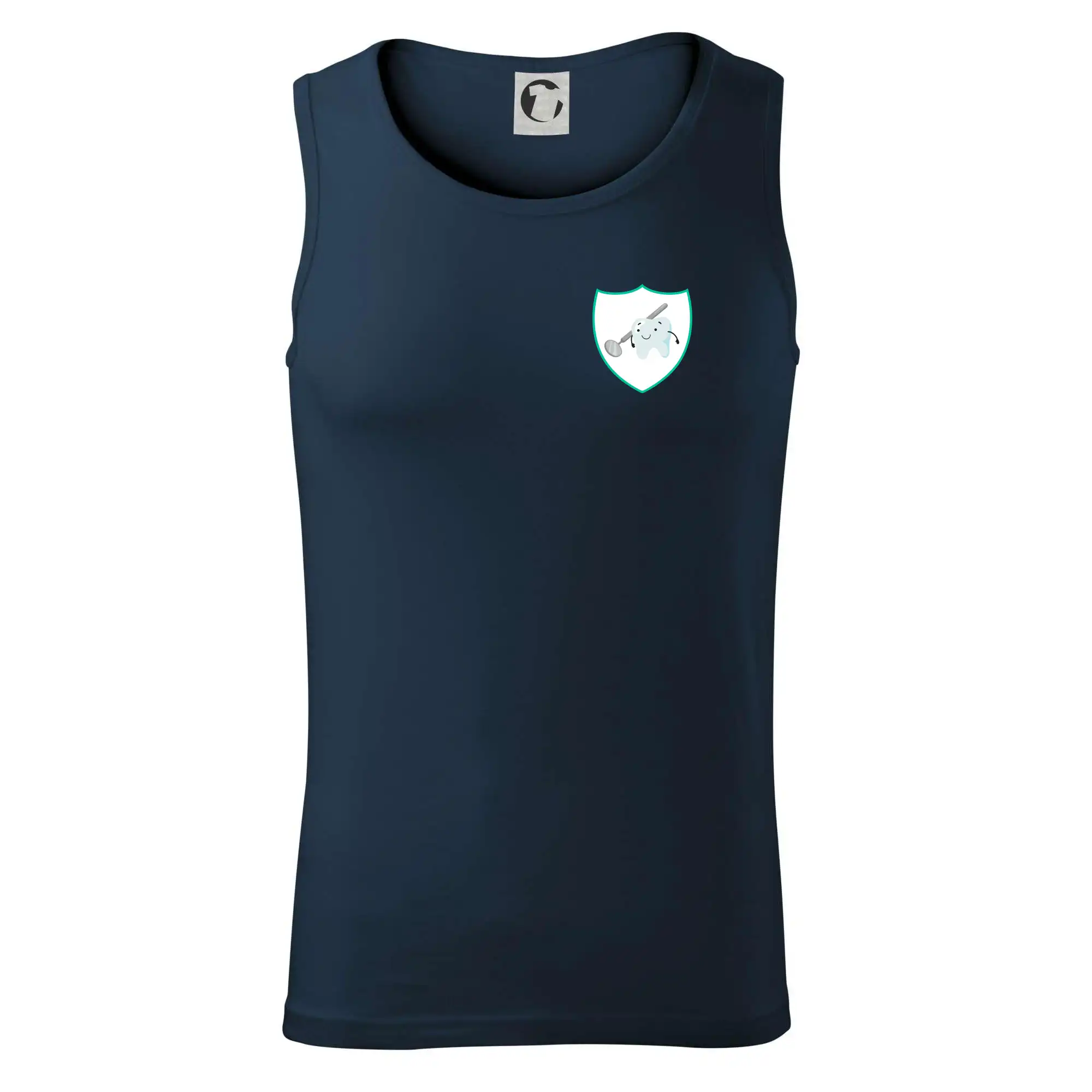 Tričká a mikiny pre zubárov - Zúbok na prsníku - zrkadlo - Tielko pánske Core