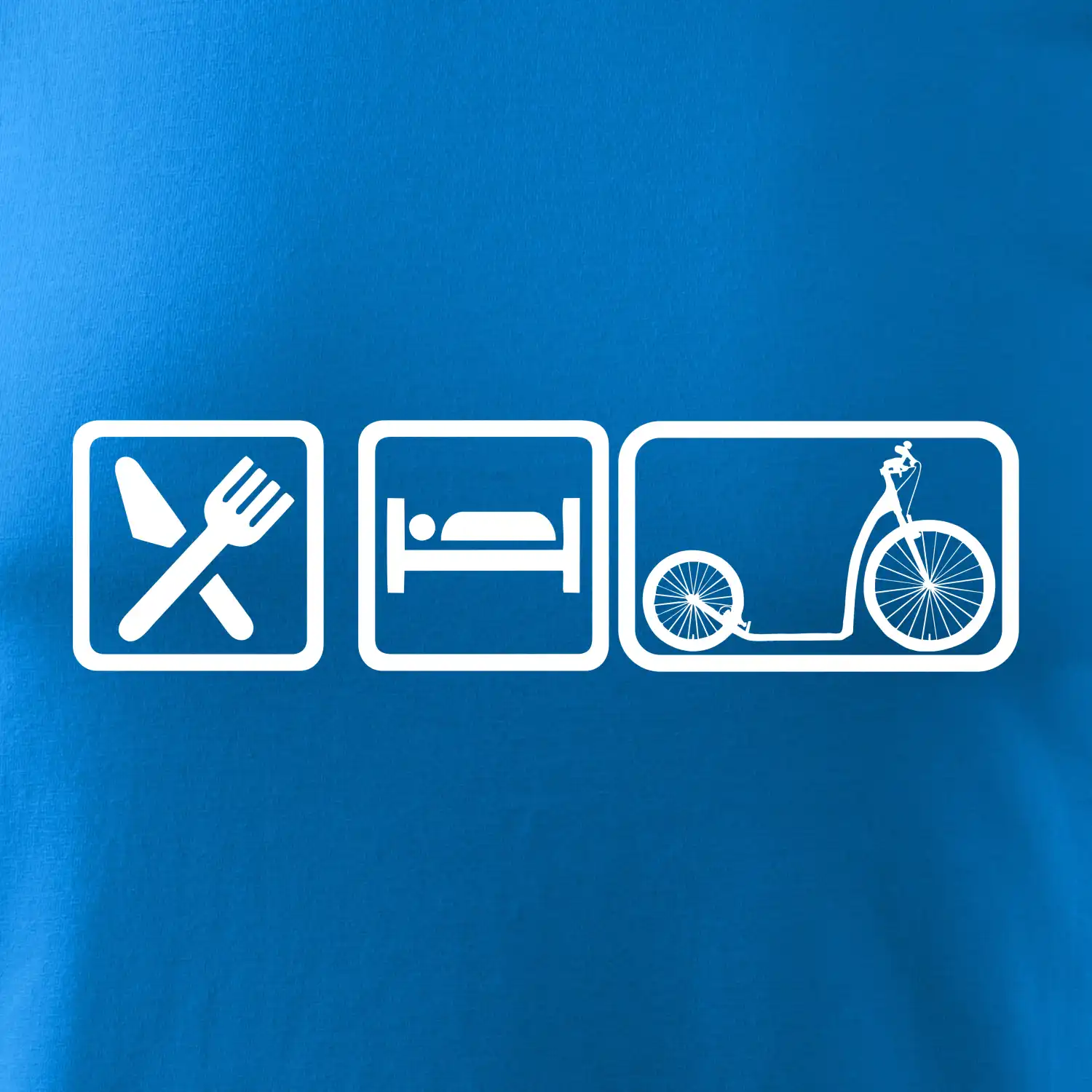 Eat sleep koloběžka velké a malé kolo