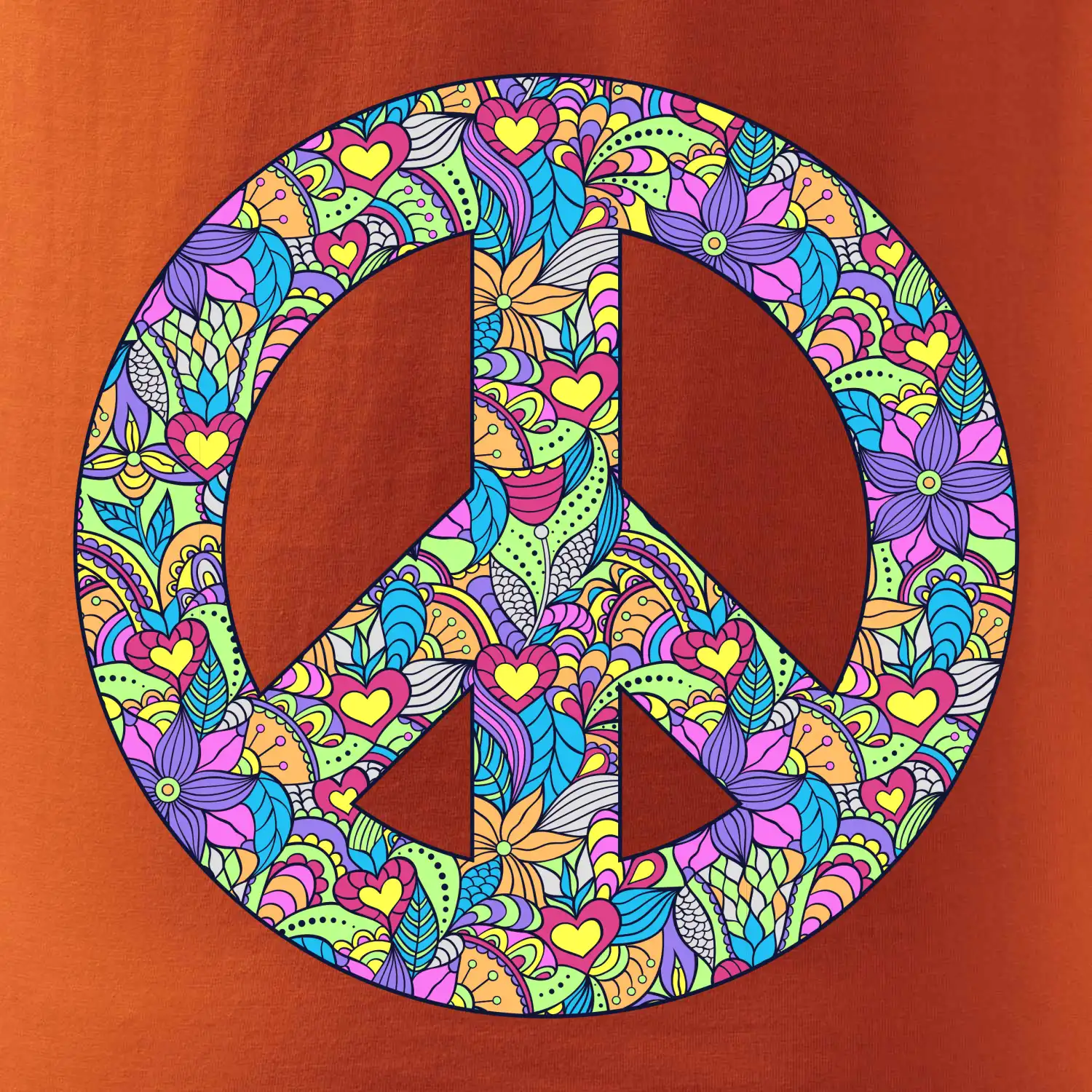 Peace symbol mandela