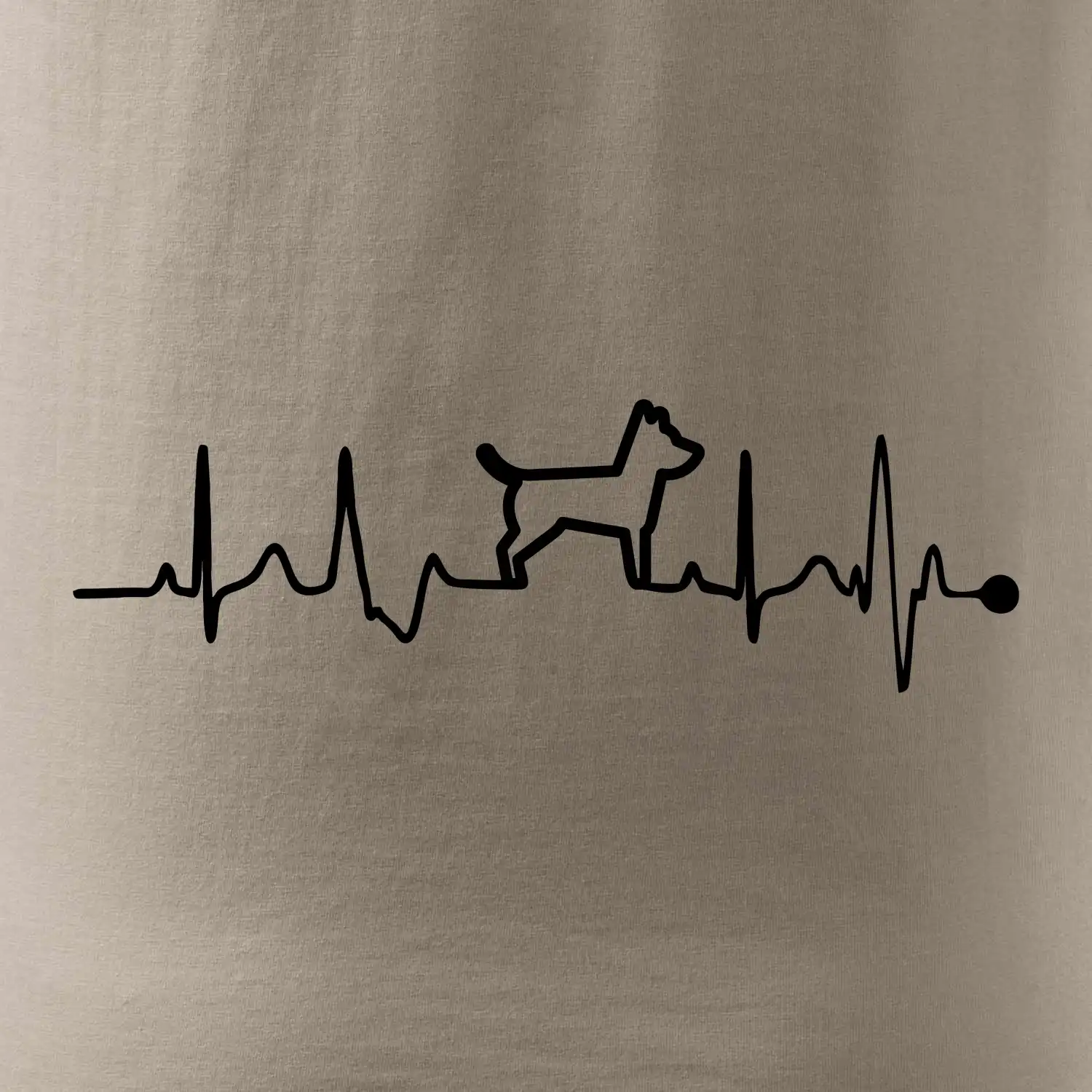 Ekg psí obrys