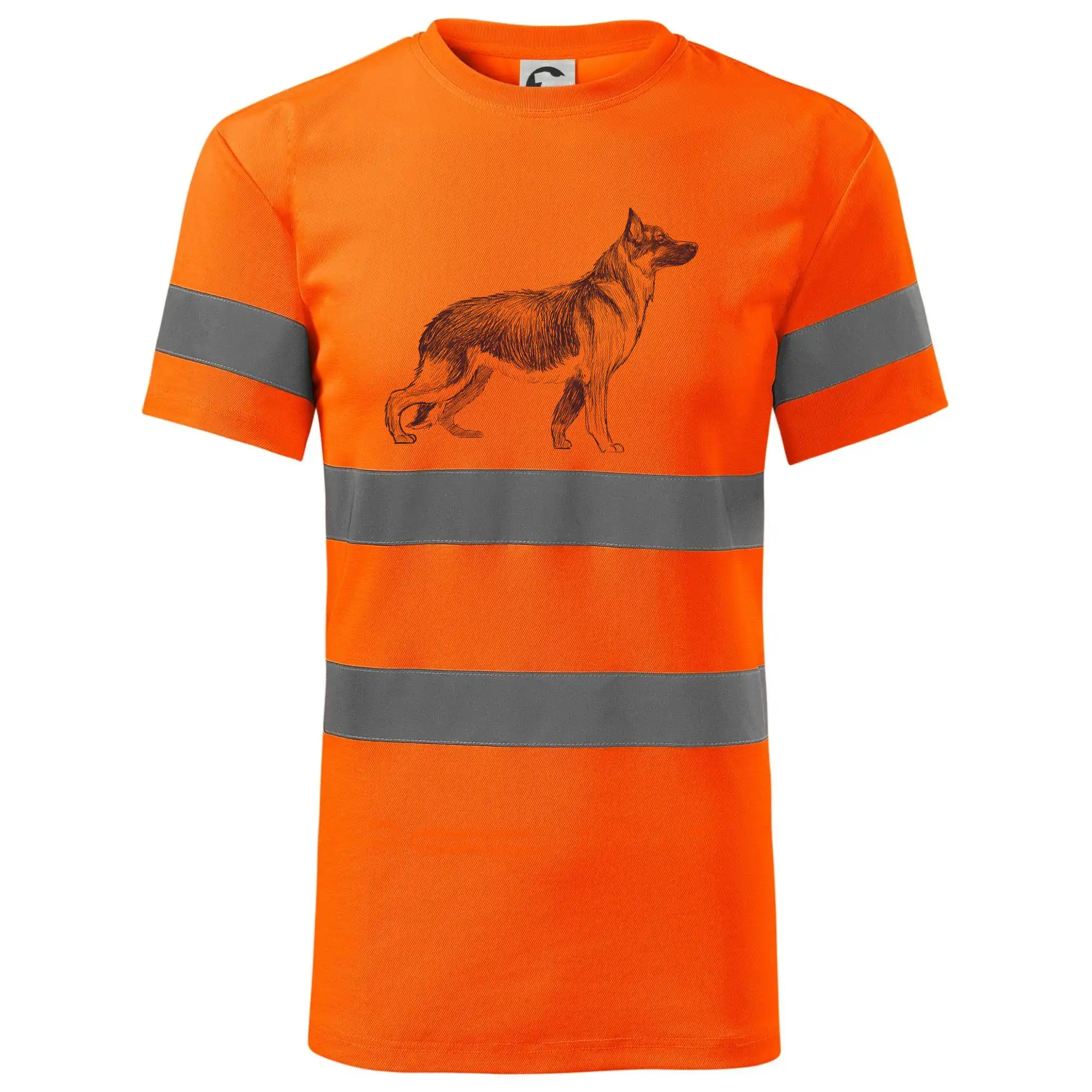 Německý ovčák -  kreslený skica