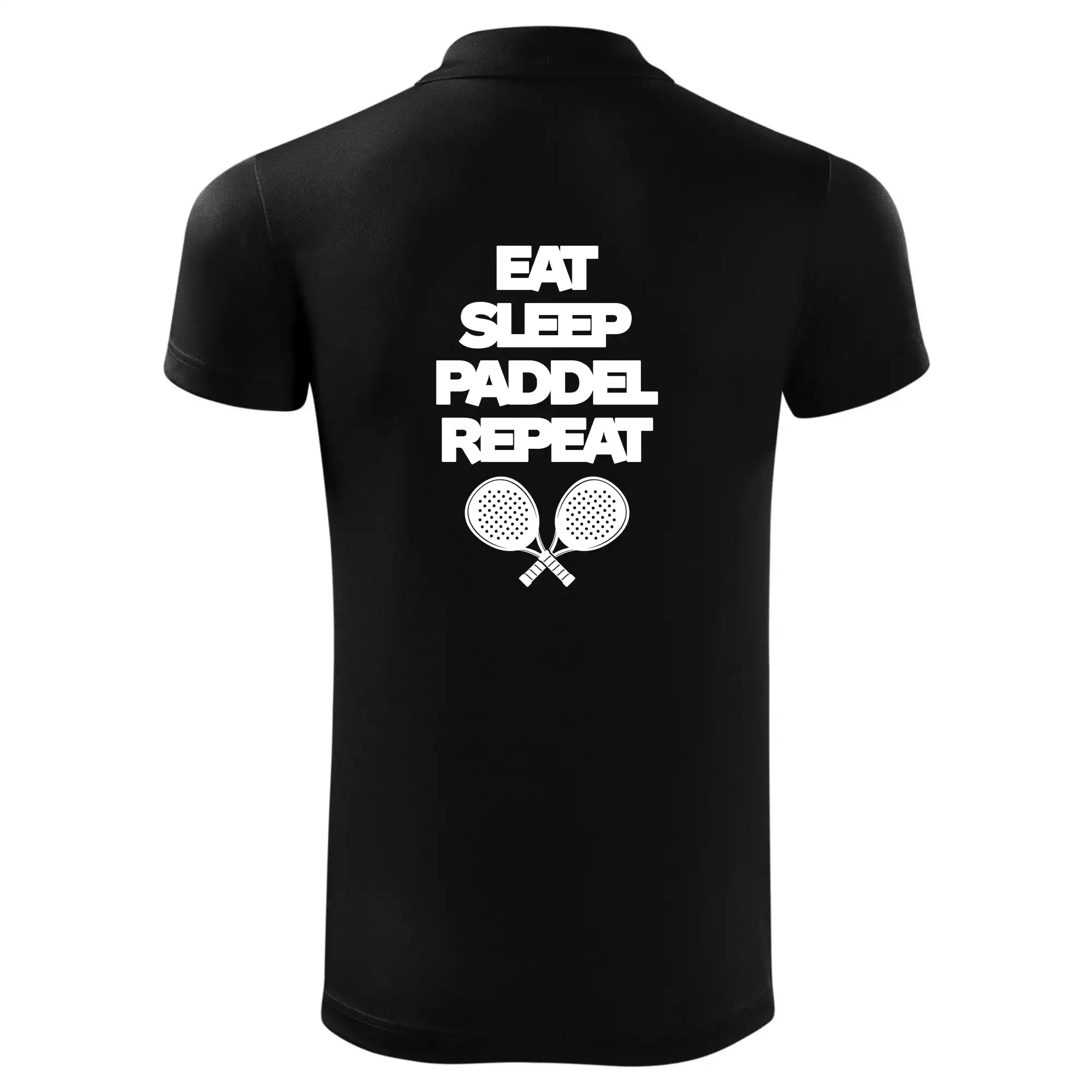 Eat sleep paddel repeat pod sebou