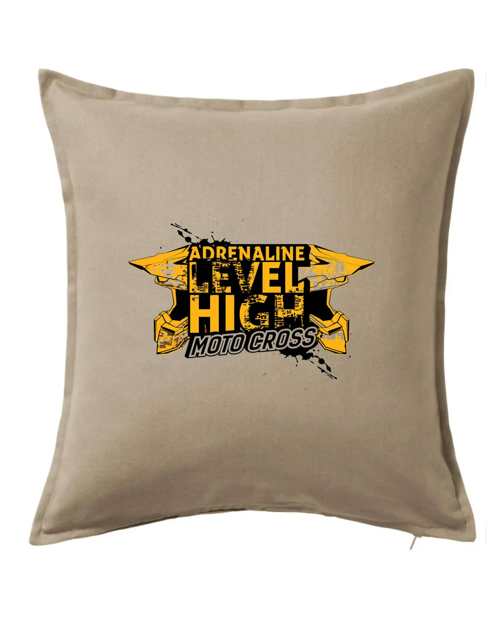 Motocross tričká - Motocross adrenaline level high - Vankúš 50x50