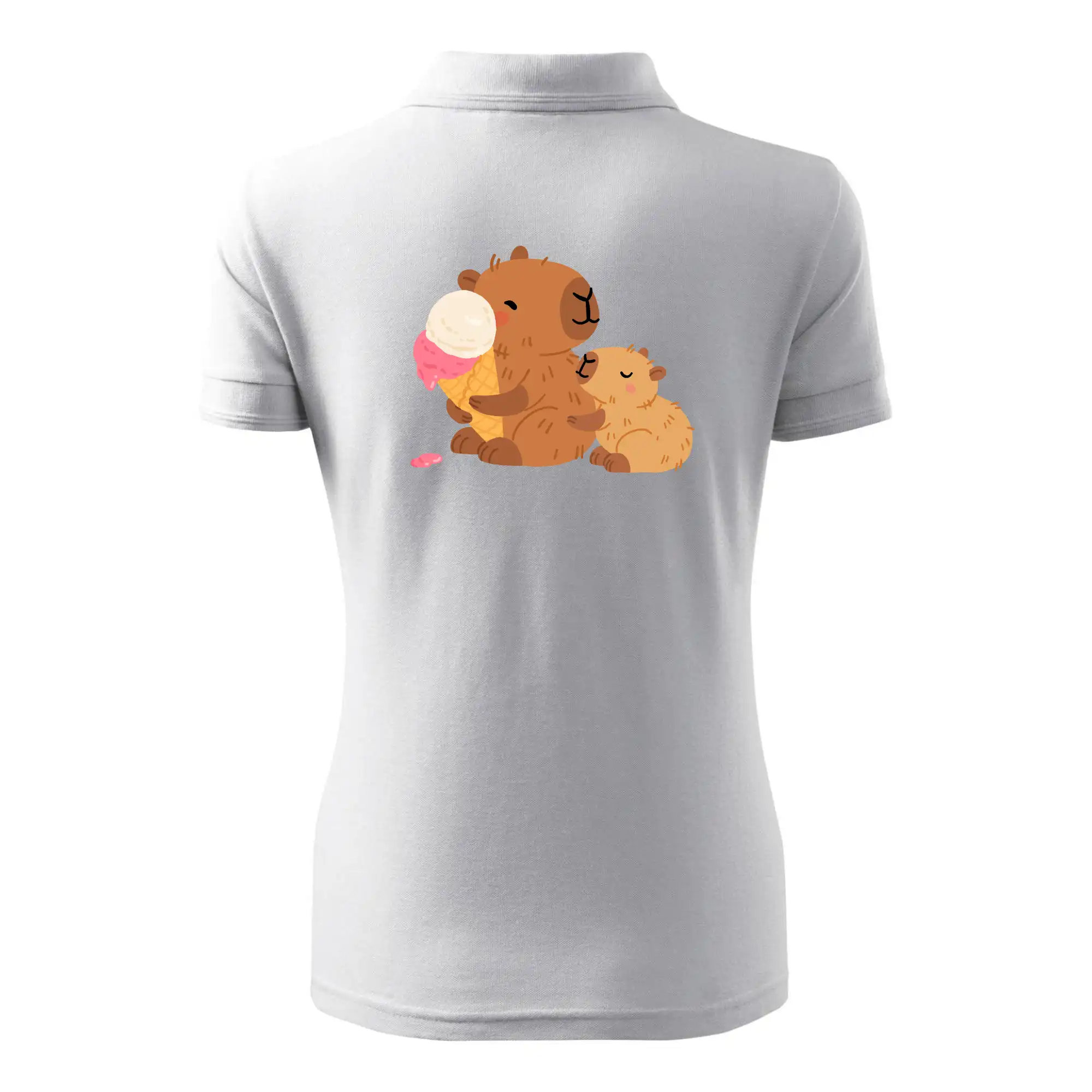 Kapybara se zmrzlinou