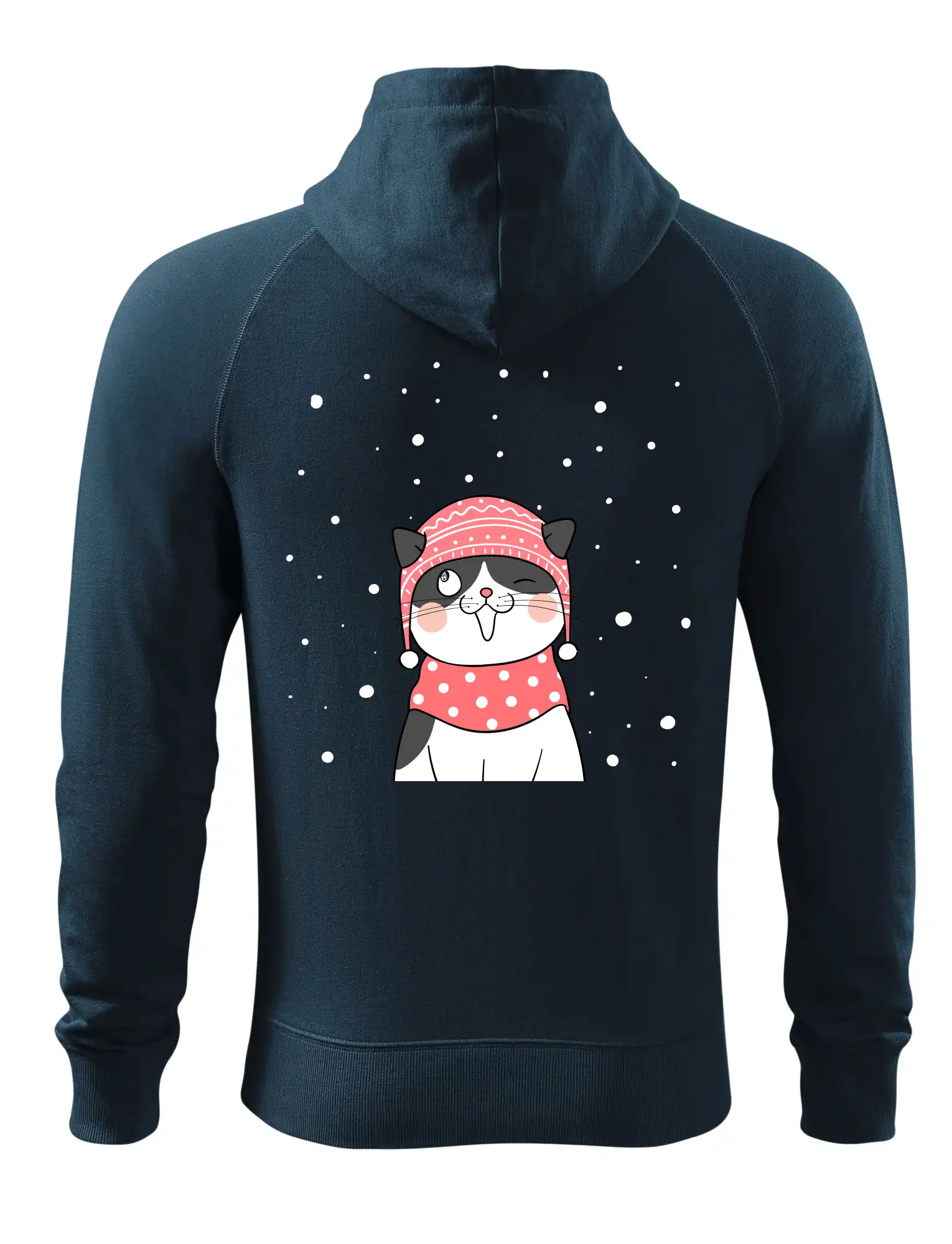 Kočka v zimní čepici