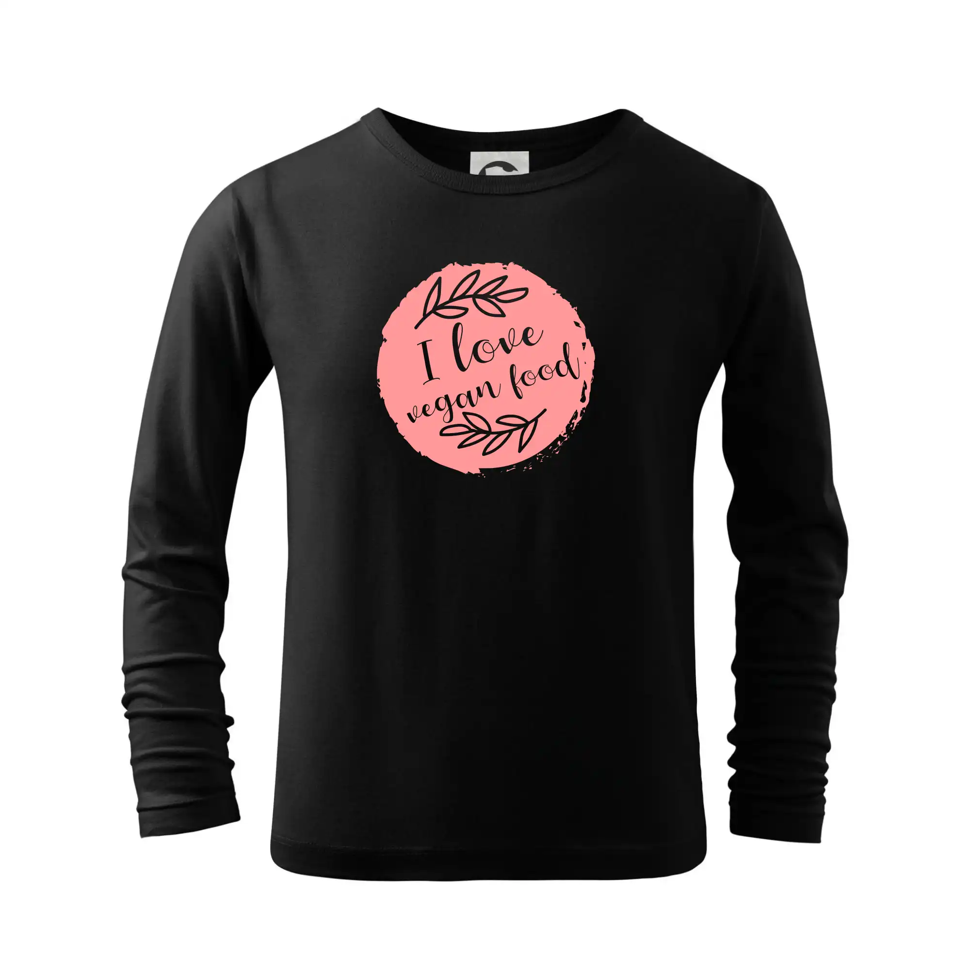 Životný štýl - I love vegan food - Tričko detské Long Sleeve