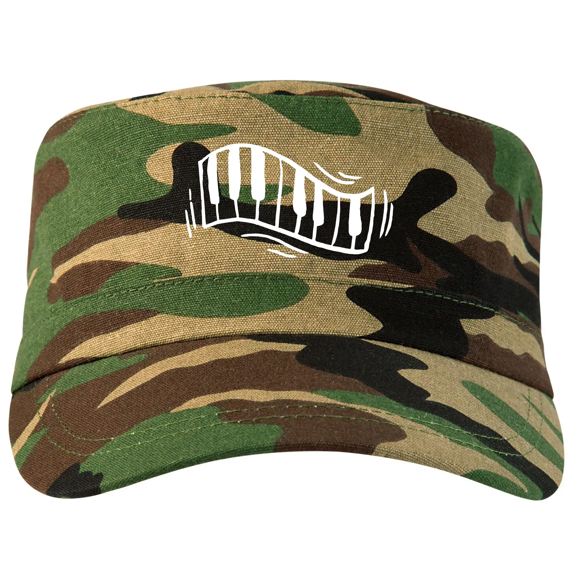 Klávesy kreslené - Šiltovka CAMO