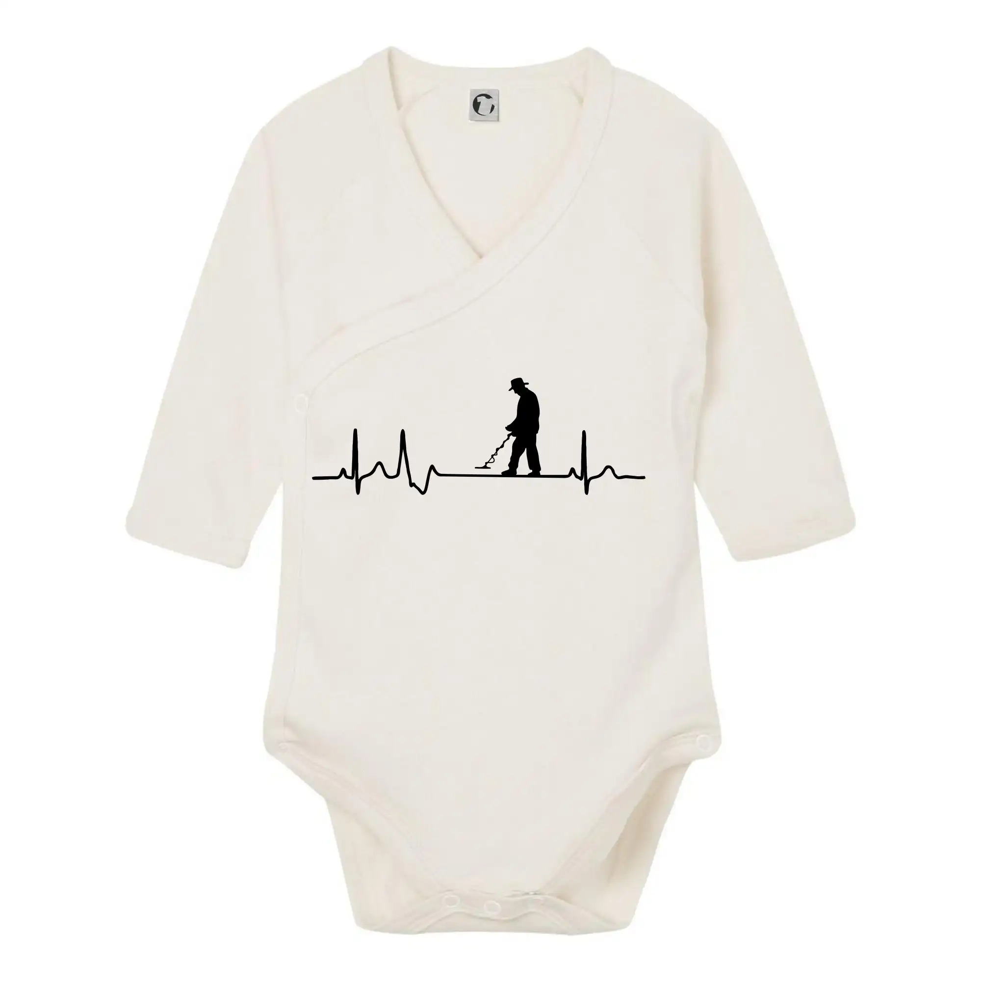 EKG detektor - Body zavinovacie s dlhým rukávom