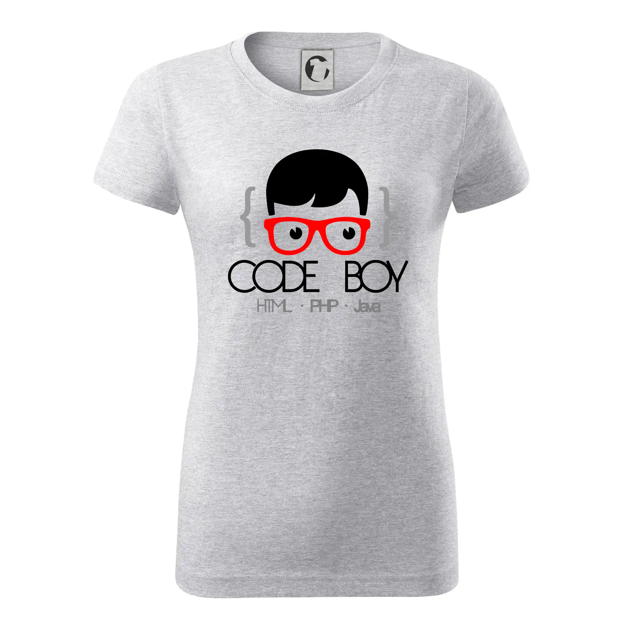Tričká pre ajťákov - Code Boy - Dámske tričko basic - ľahko voľnejšie a dlhšie