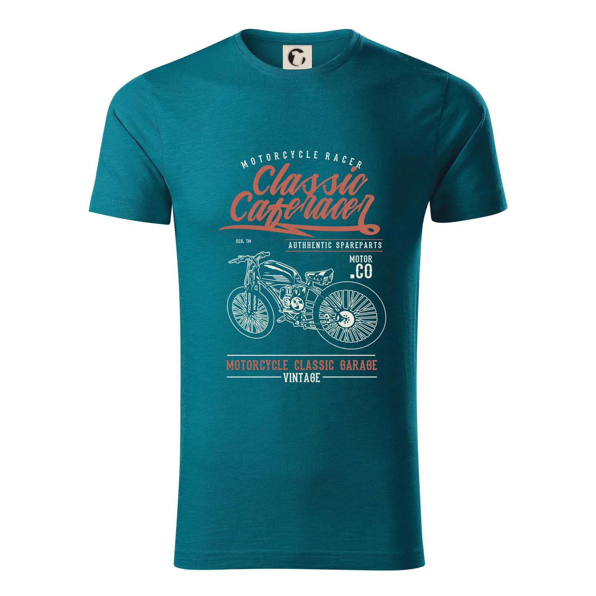 Tričká pre motorkárov¨ - Classic Caferacer - Tričko z organickej bavlny