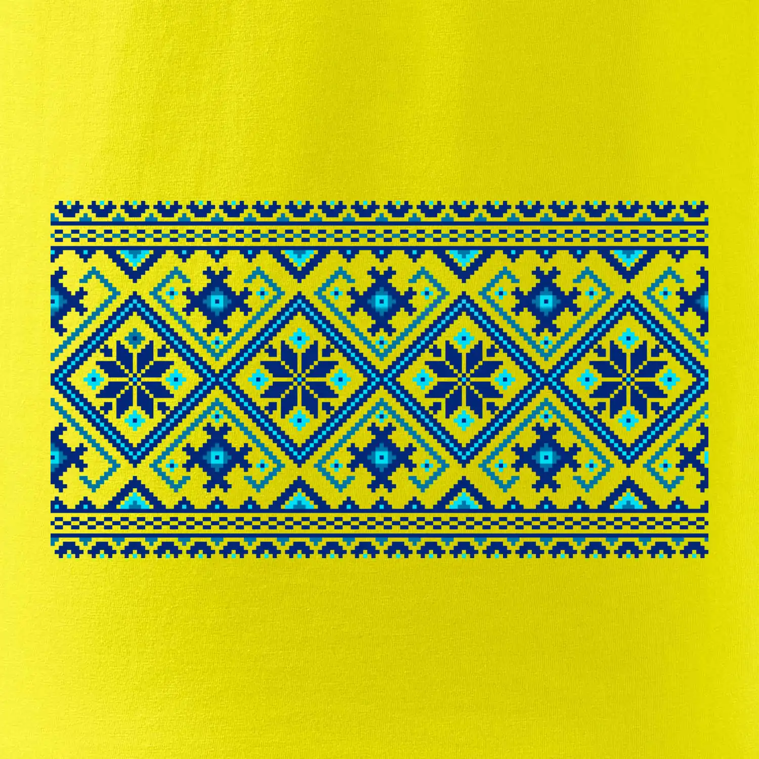 Ukrajinský vzor - modrý