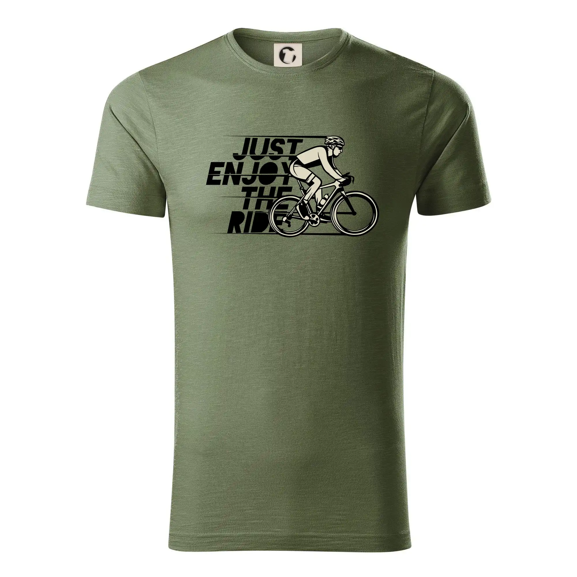 Tričko ako darček pre cyklistu - Just enjoy the ride - Tričko z organickej bavlny