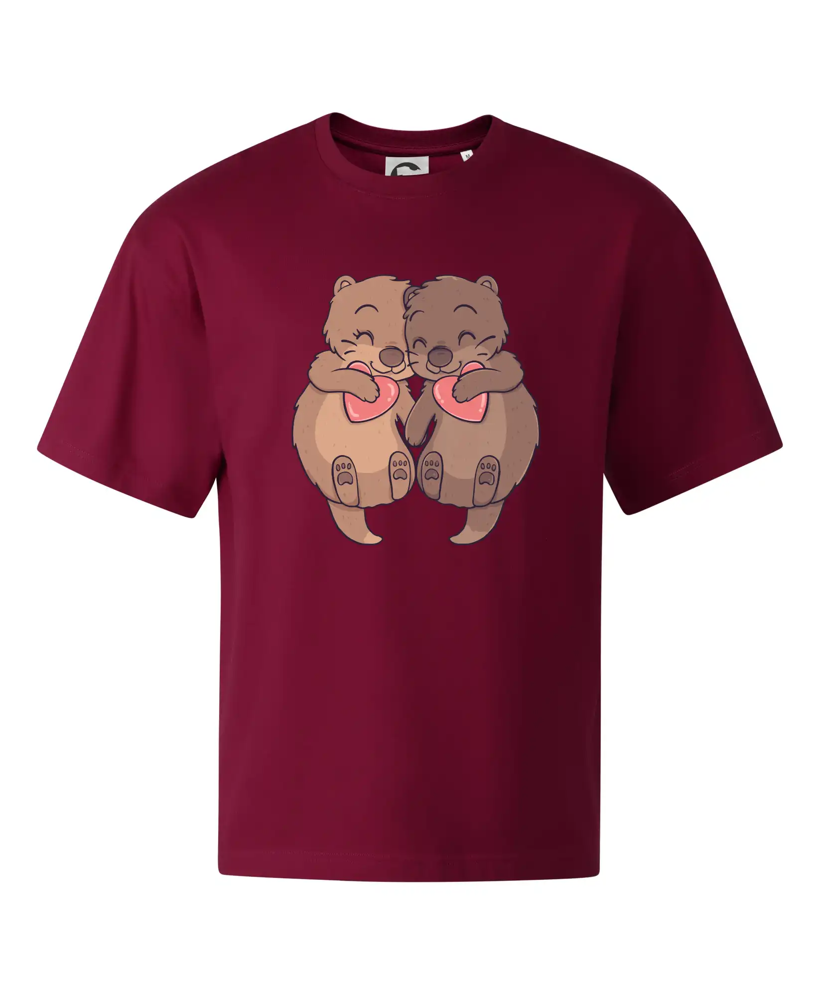 Tričká so zvieratami - Zamilované vydry - Stage unisex - OVERSIZE