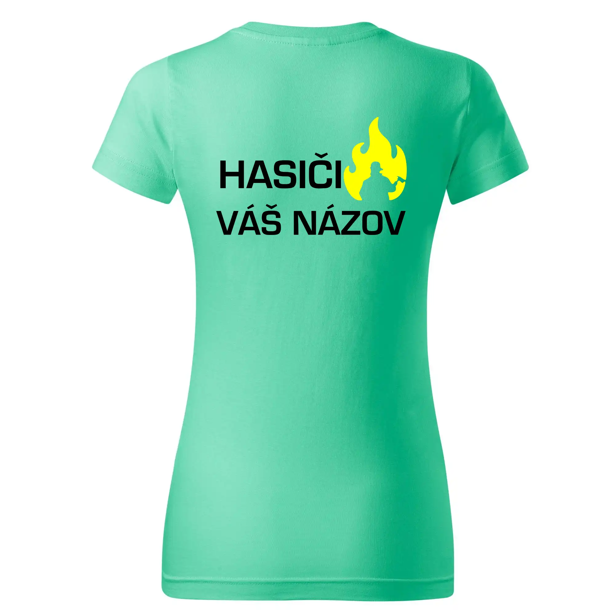 Hasiči - Váš názov - FLUO + Reflexná potlač