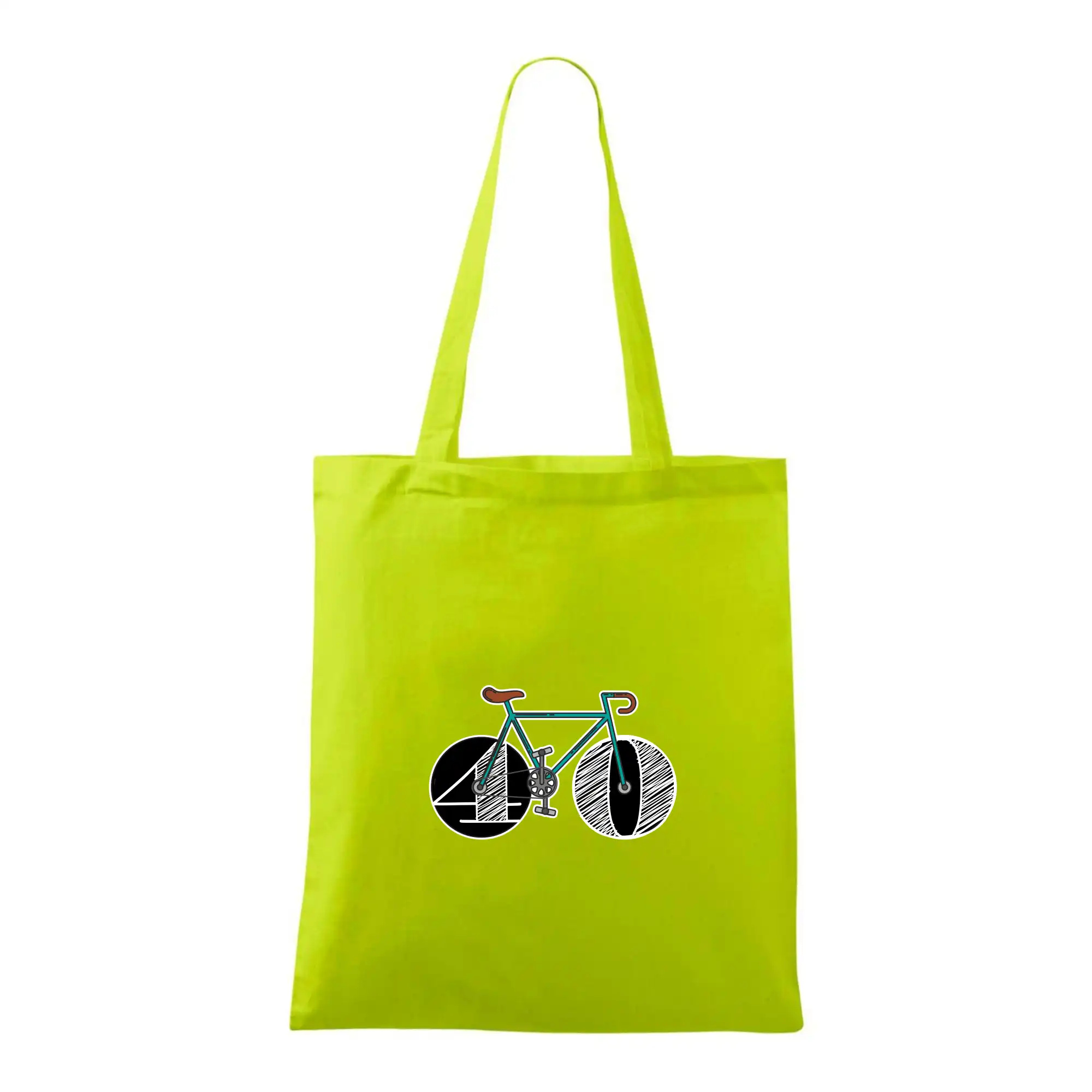 Tričká k narodeninám - Narodeniny 40 rokov na bicykli - Taška bavlnená