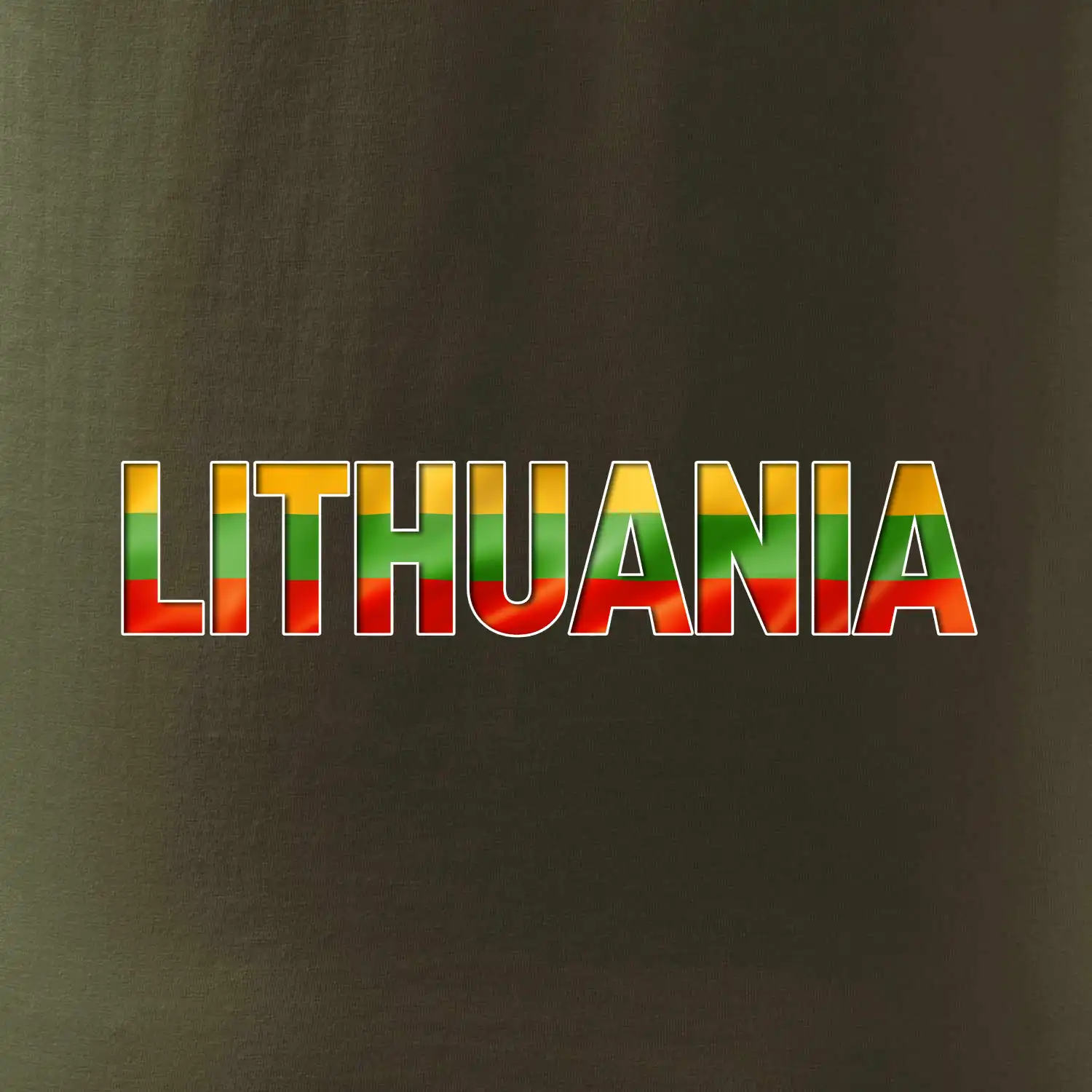 Lithuania - nápis vlajka