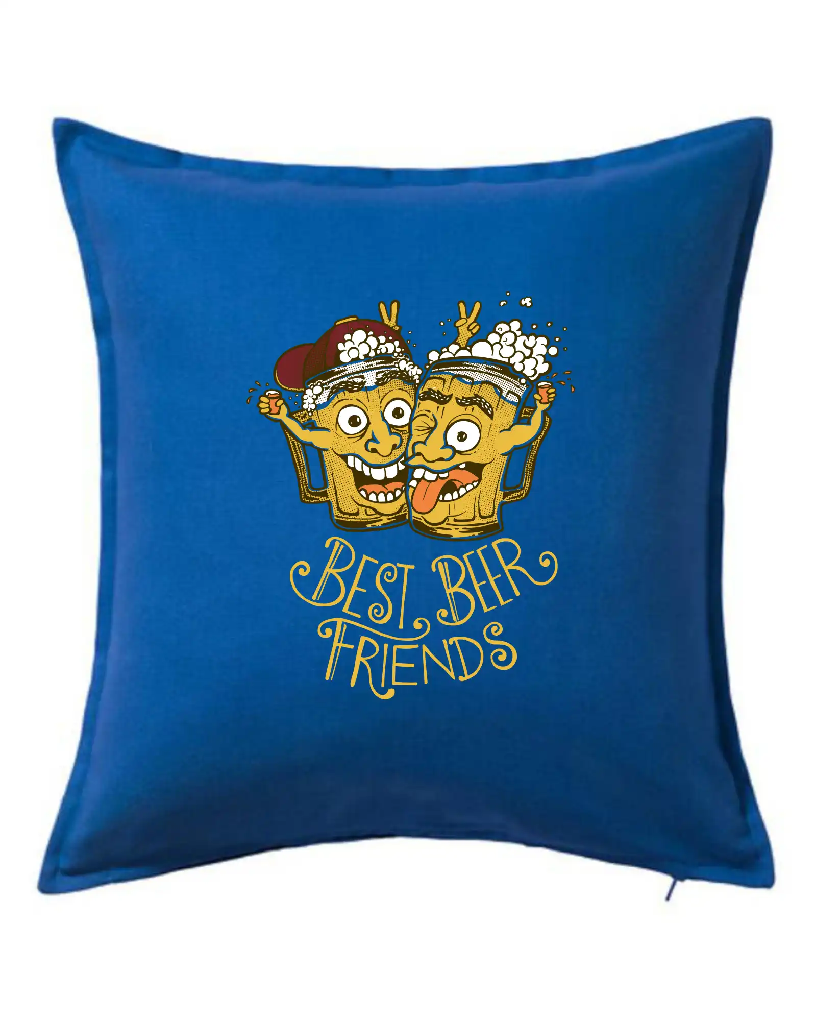 Vtipná tričká pre pivárov - Best beer friends party (Pecka design) - Vankúš 50x50