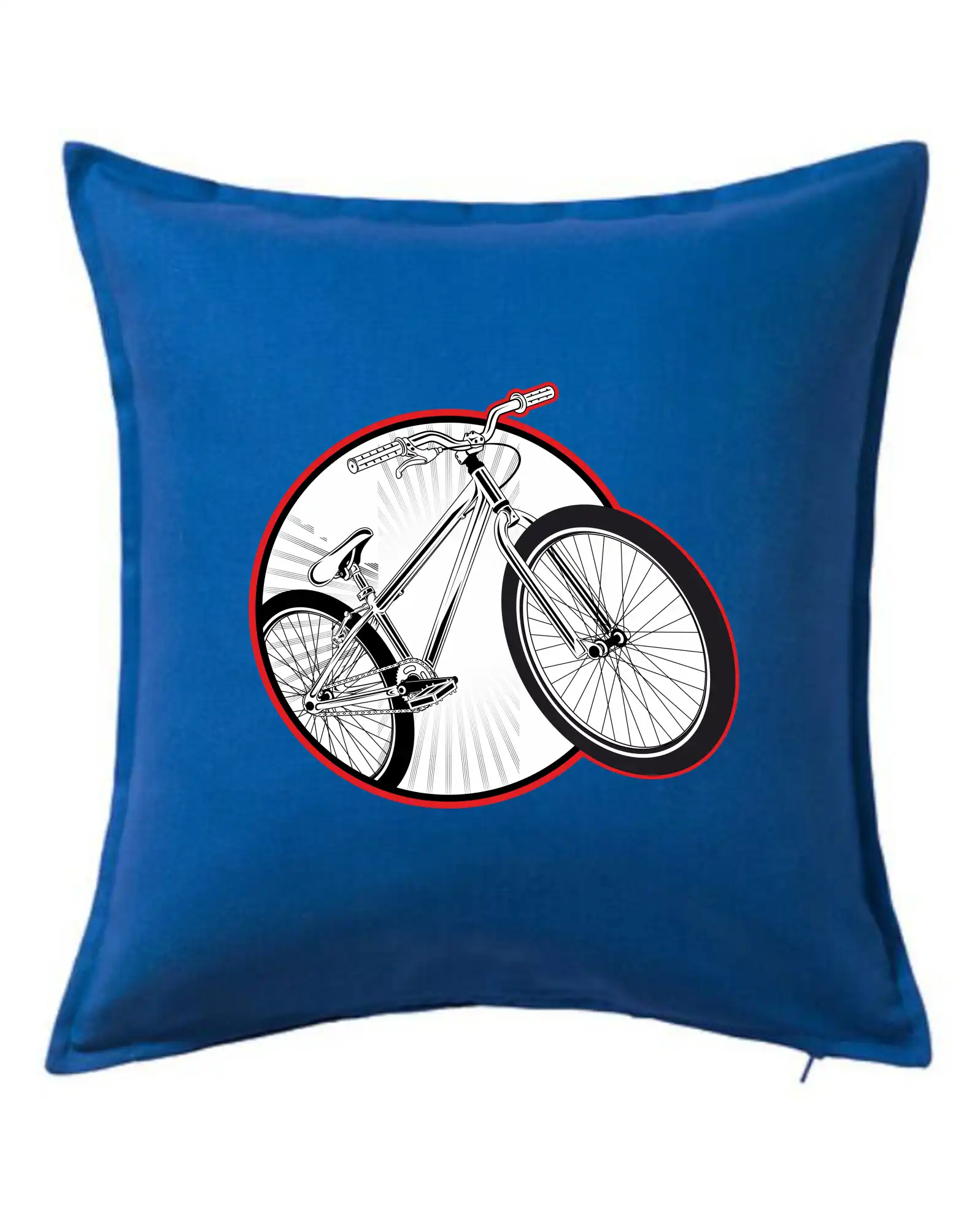 Tričko ako darček pre cyklistu - Downhill koleso v kruhu - Vankúš 50x50