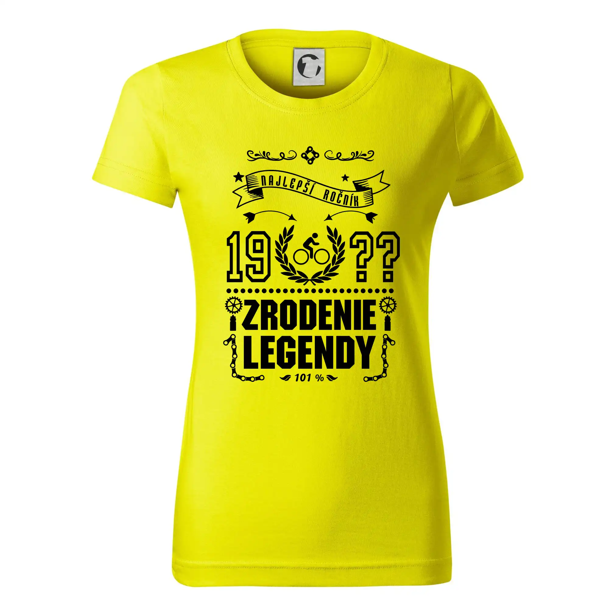 Trička Zrodenie legendy - Zrodenie legendy - pre cyklistu - Dámske tričko basic - ľahko voľnejšie a dlhšie
